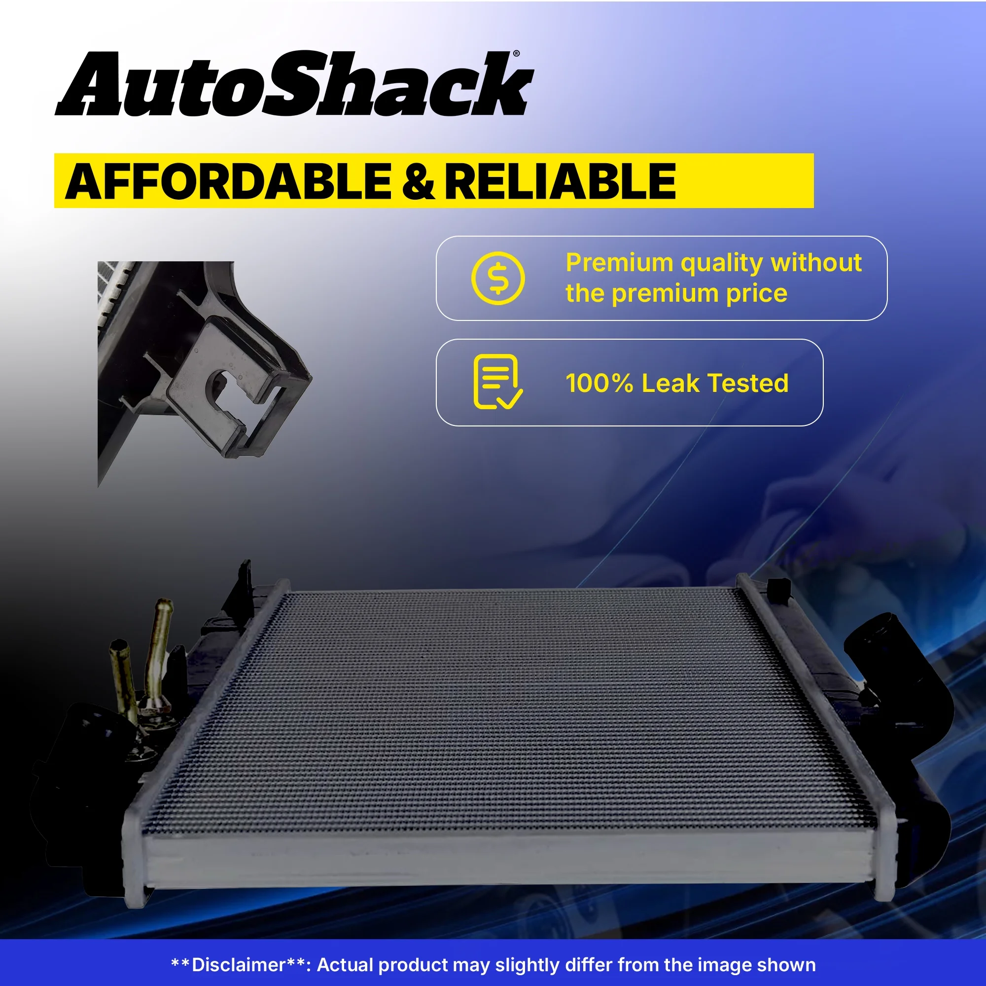 Radiator for GMC Sierra 1500 Classic Sierra 2500 Yukon XL 1500 Cadillac Escalade Chevrolet Tahoe Suburban 1500 Silverado 2500 Silverado 1500 2007 Silverado 1500 Classic 4WD AWD RWD RK878 - Image 4