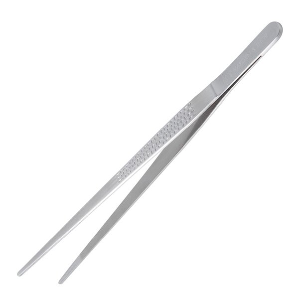Bas stekepinsett 30 cm rustfritt stål