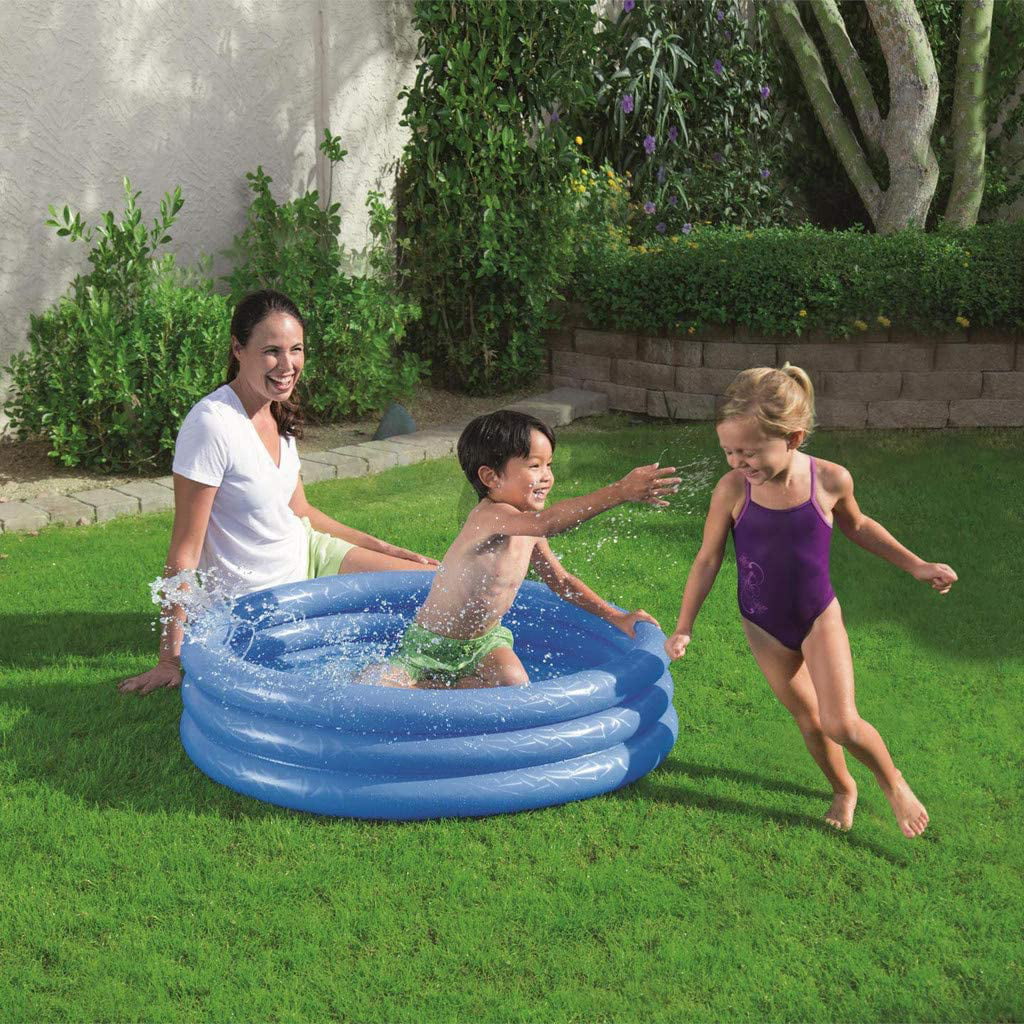 intex crystal blue pool 66" x 16" or 1.68m x 40cm for kids age 3+ 58446ep