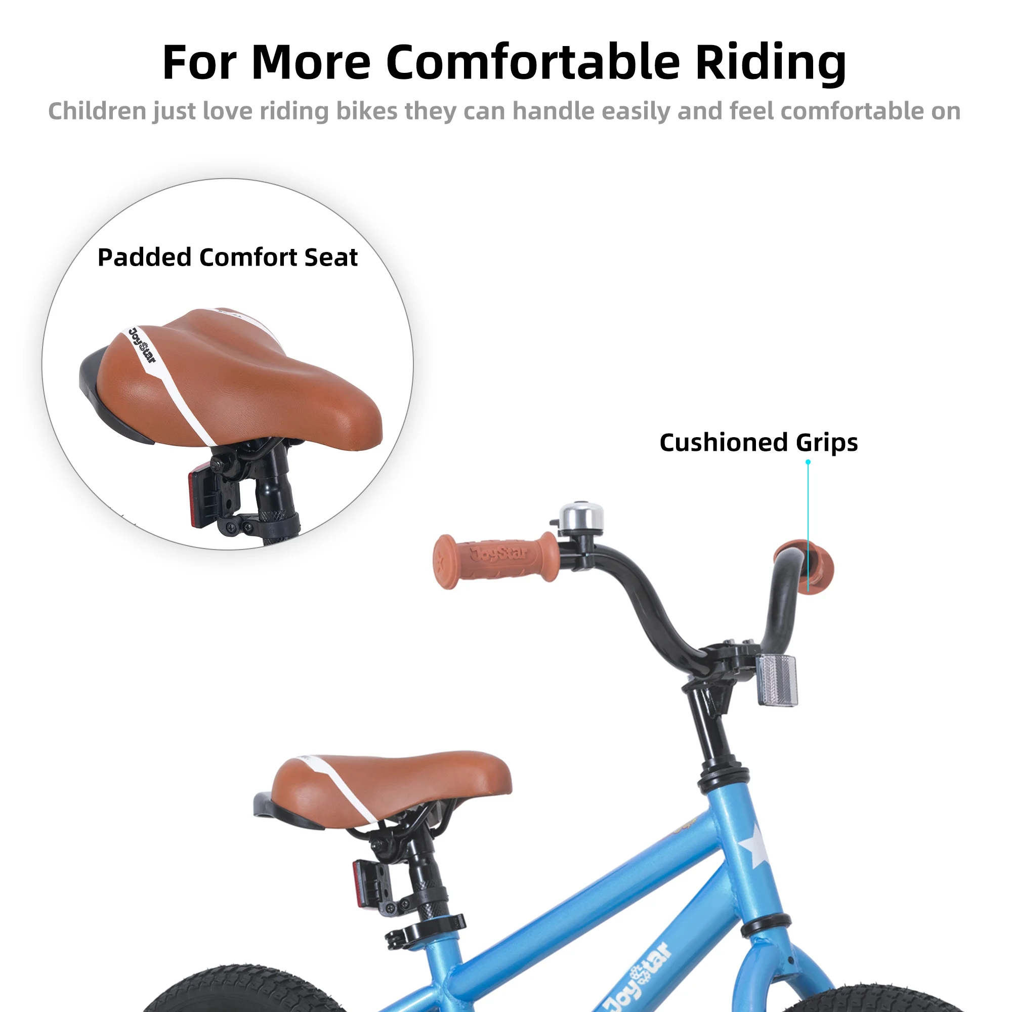 JOYSTAR Kids Bike for Ages 2 - 12 Years Old Boys Girls, 12 - 20 in BMX Style Kid'S Bikes, Multiple Colors