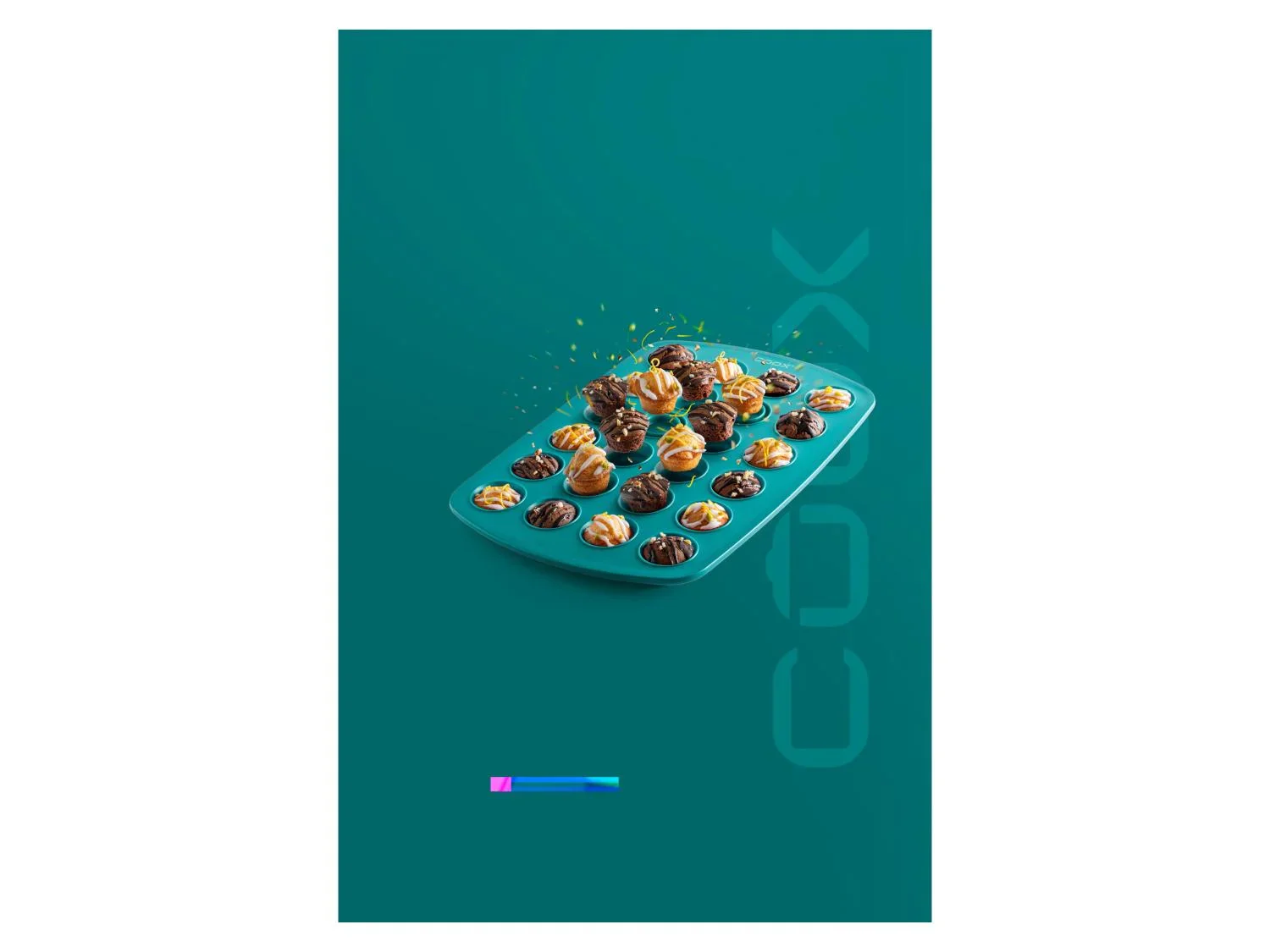 Coox Moule  muffins en silicone