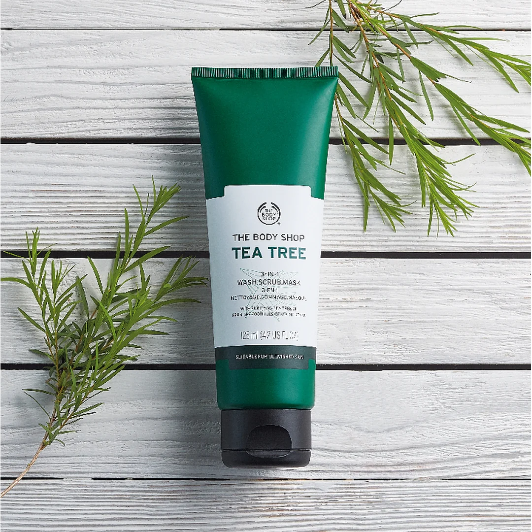 Tea Tree 3-in-1 Wash Scrub Mask
