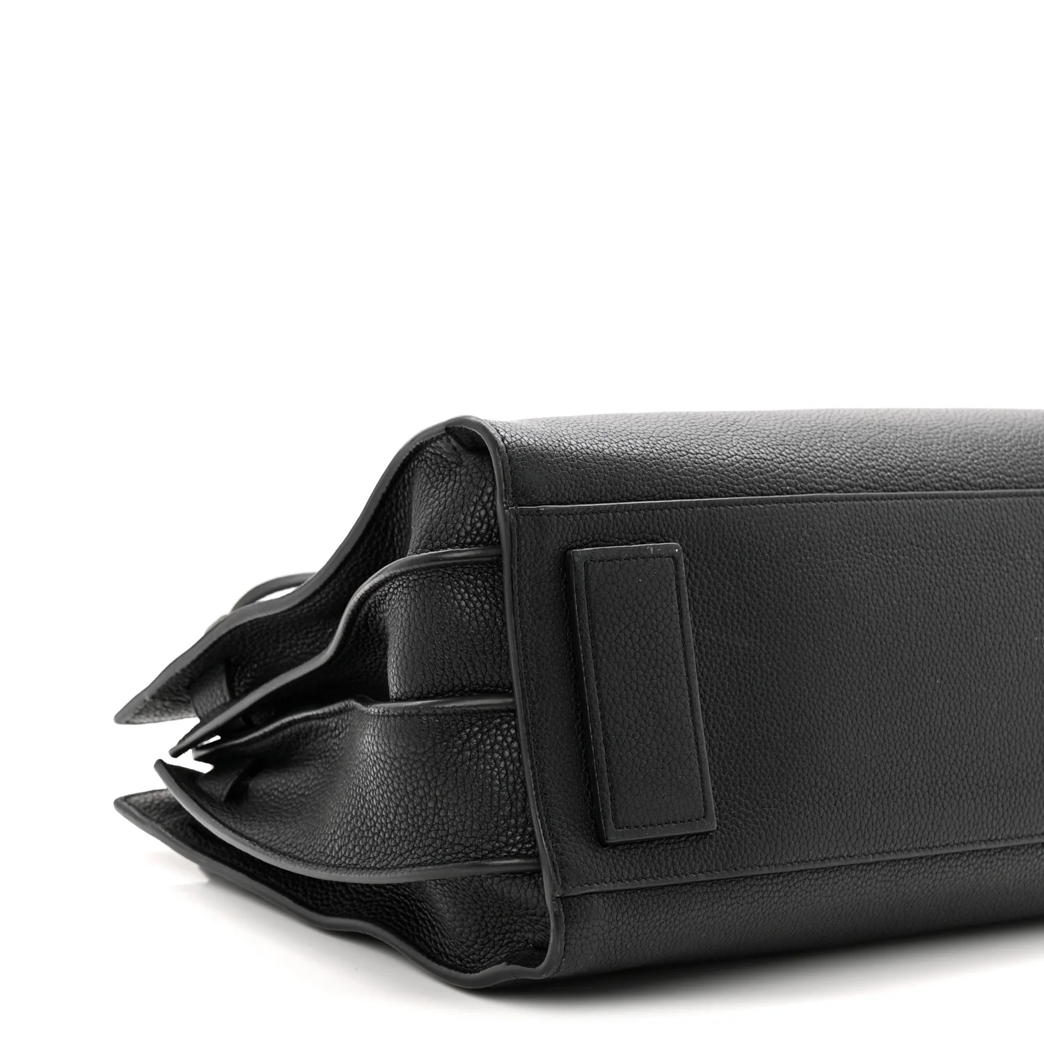 Grained Calfskin Small Supple Sac De Jour Black