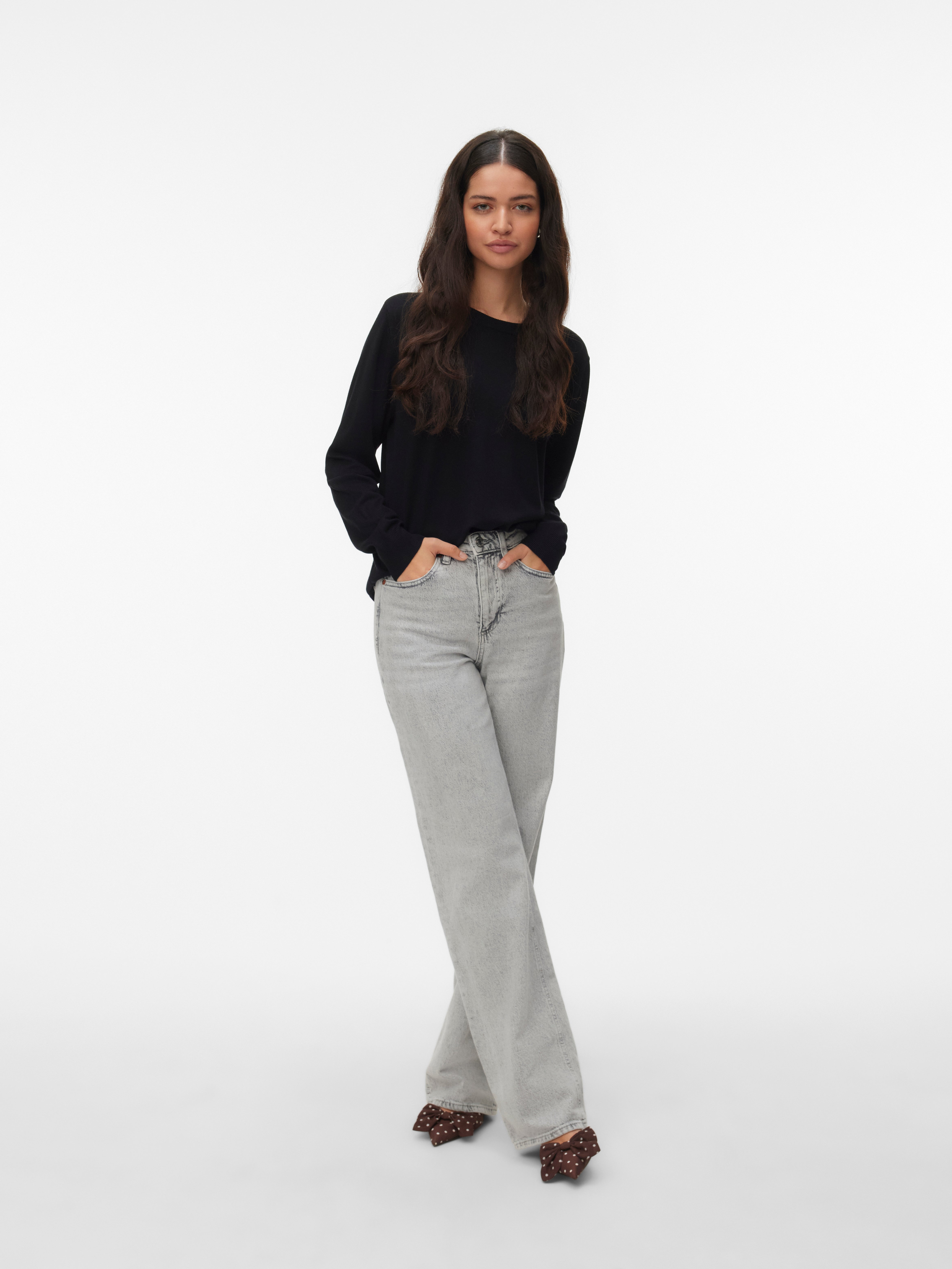 VERO MODA® VMSILJE Knitted pullover