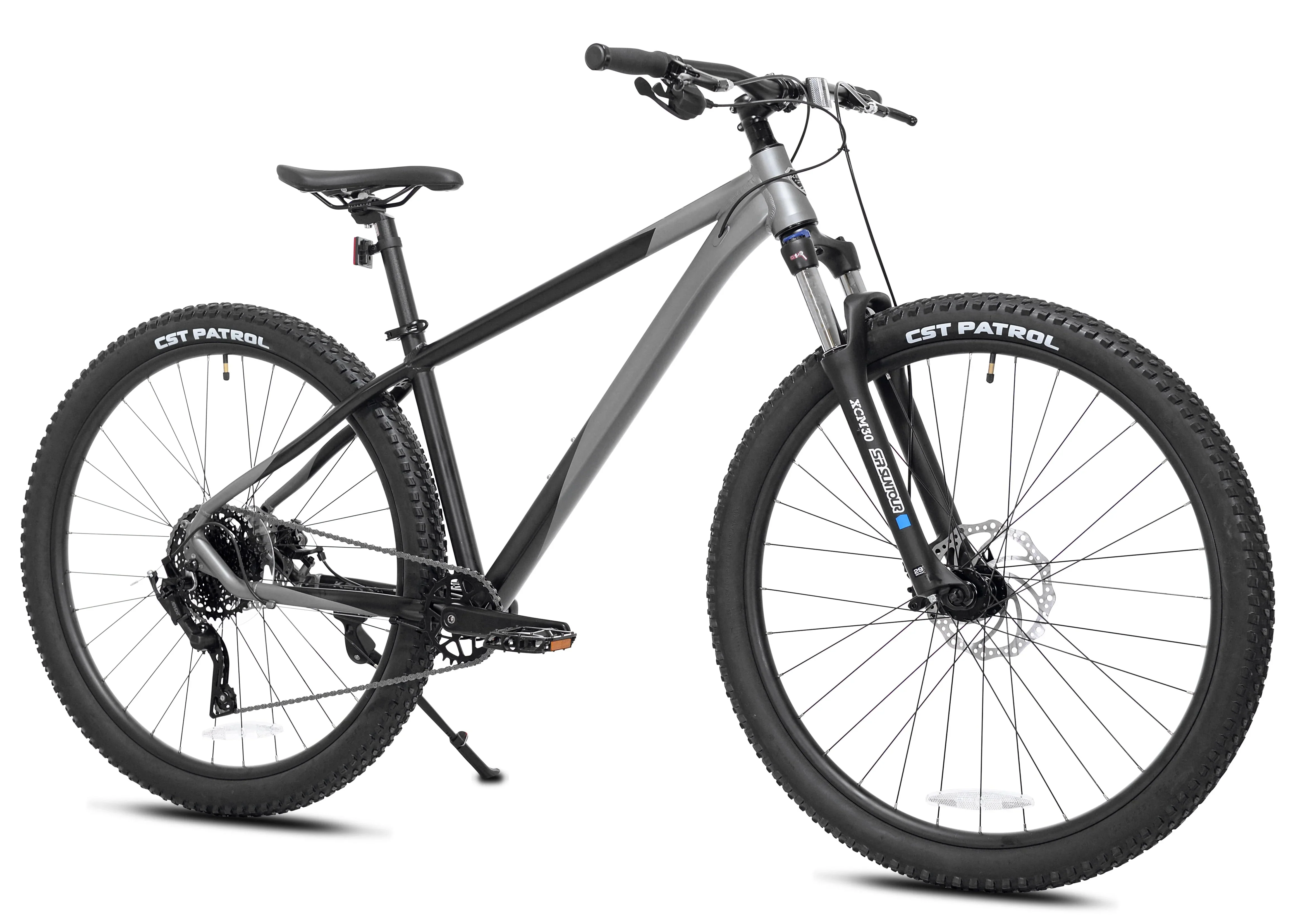 Kent Bicycles 29 Men's Trouvaille Mountain Bike Large, Black and Taupe