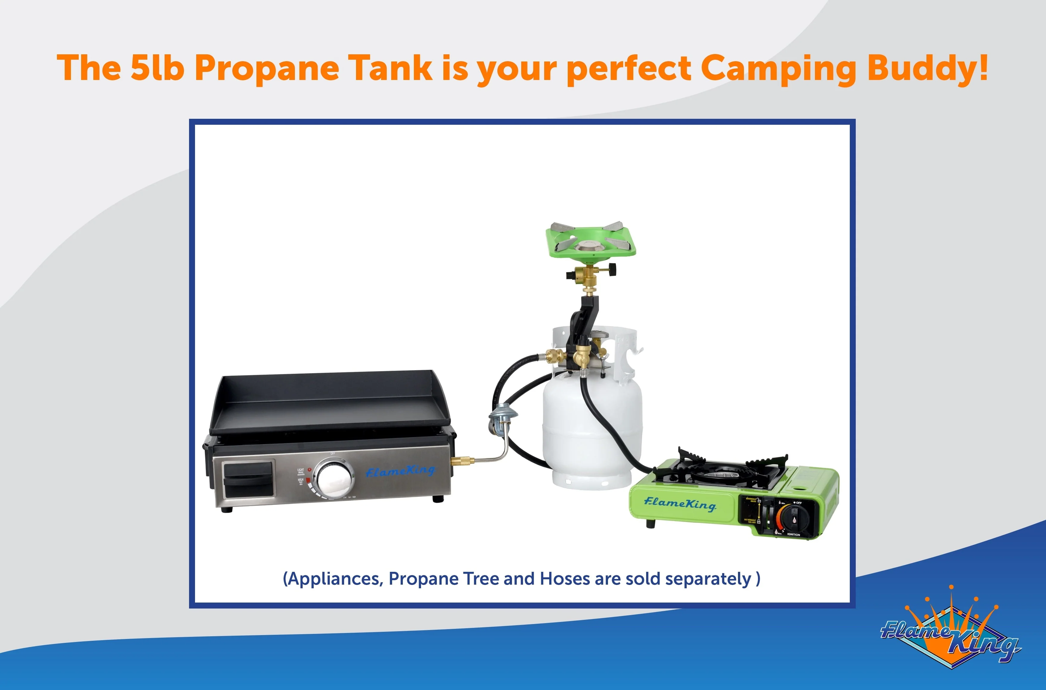 Portable 5lb Propane Tank Cylinder - Image 5