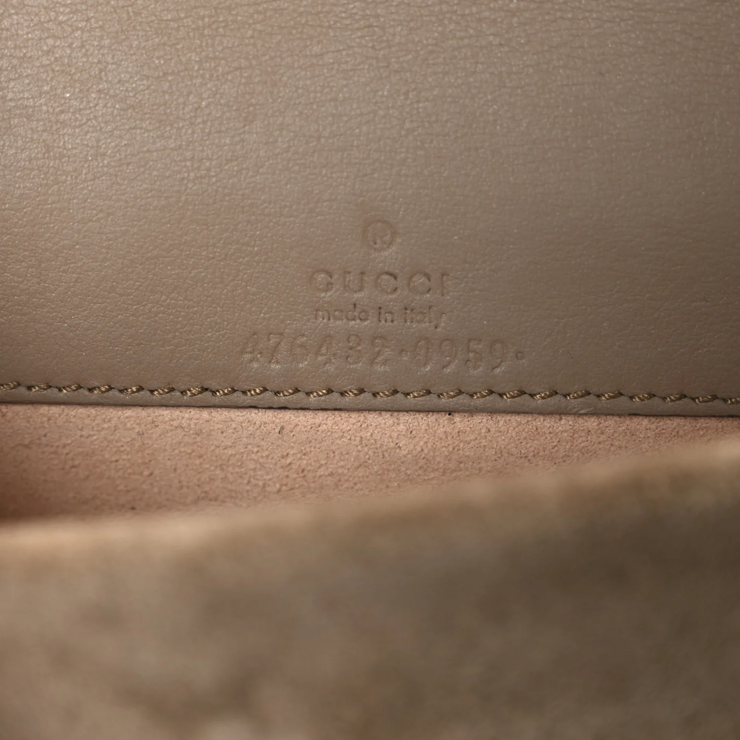 GG Supreme Monogram Super Mini Dionysus Shoulder Bag Taupe