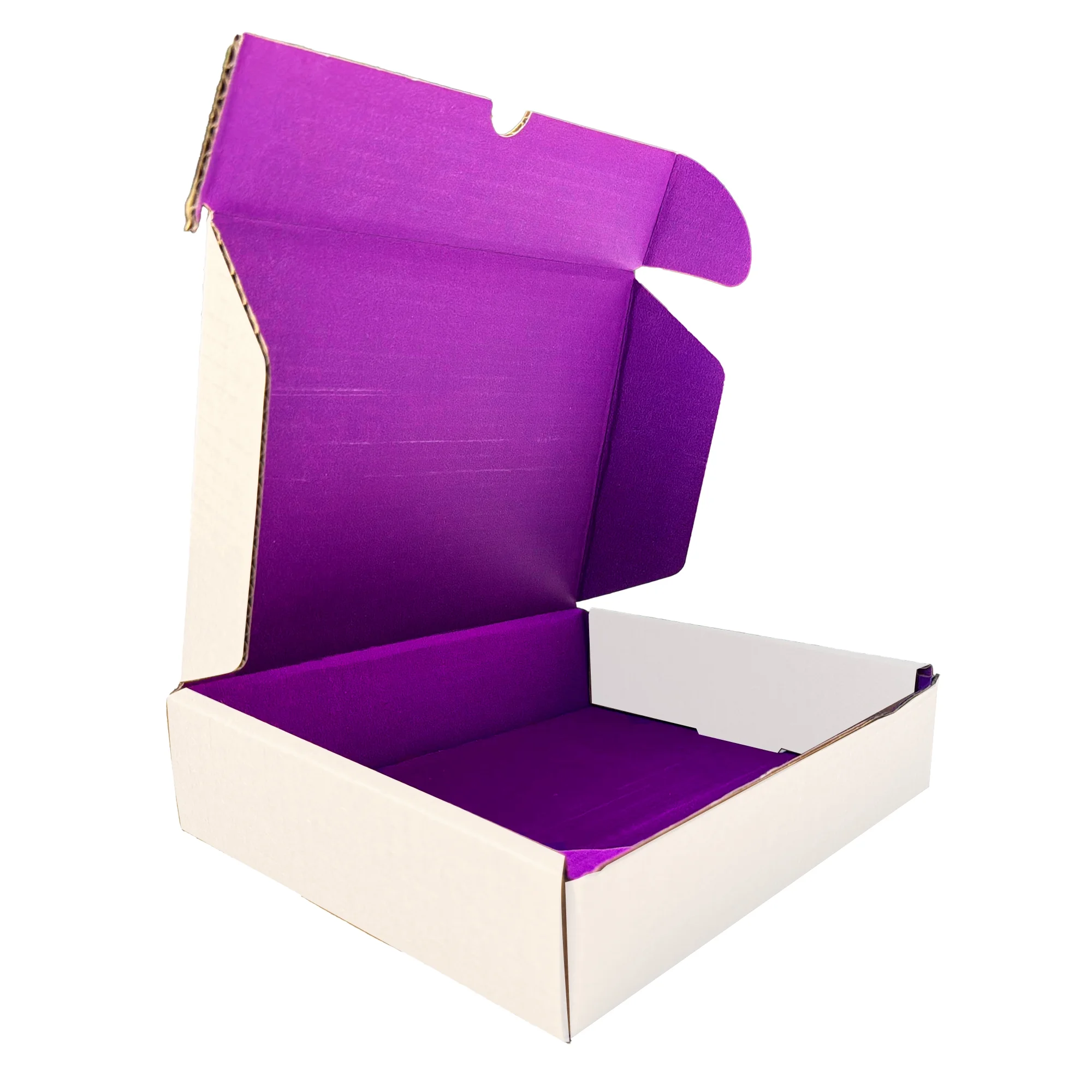Ucanpack Deluxe Mailer Box Corrugated Moving Boxes 3mm Thick Large Purple, 18 x 12 x 6" - 25 Pcs