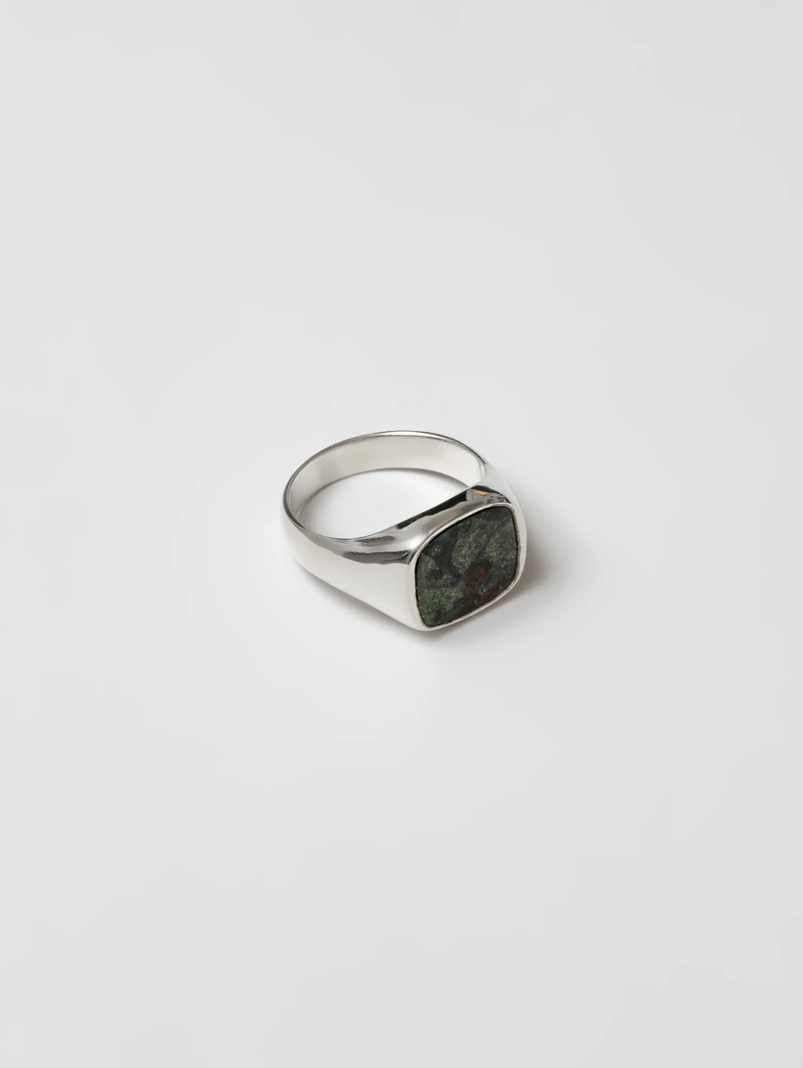 Jules Ring in Dragon Jasper and Sterling Silver