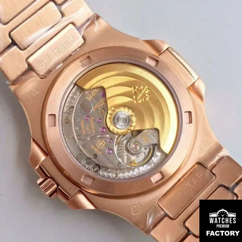Patek Philippe Nautilus Jumbo 5719 / 1G-001 Rose Gold Diamonds Dial