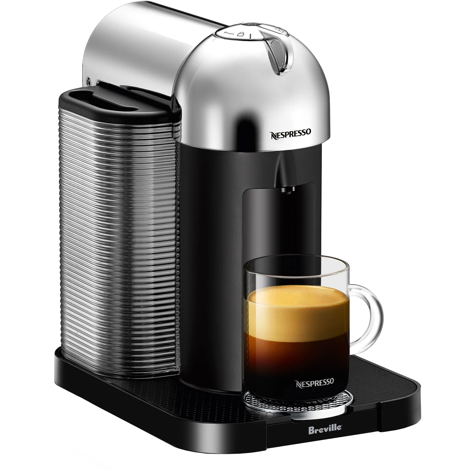 Breville Nespresso Vertuo Coffee & Espresso Single - Serve Machine in Matte Black