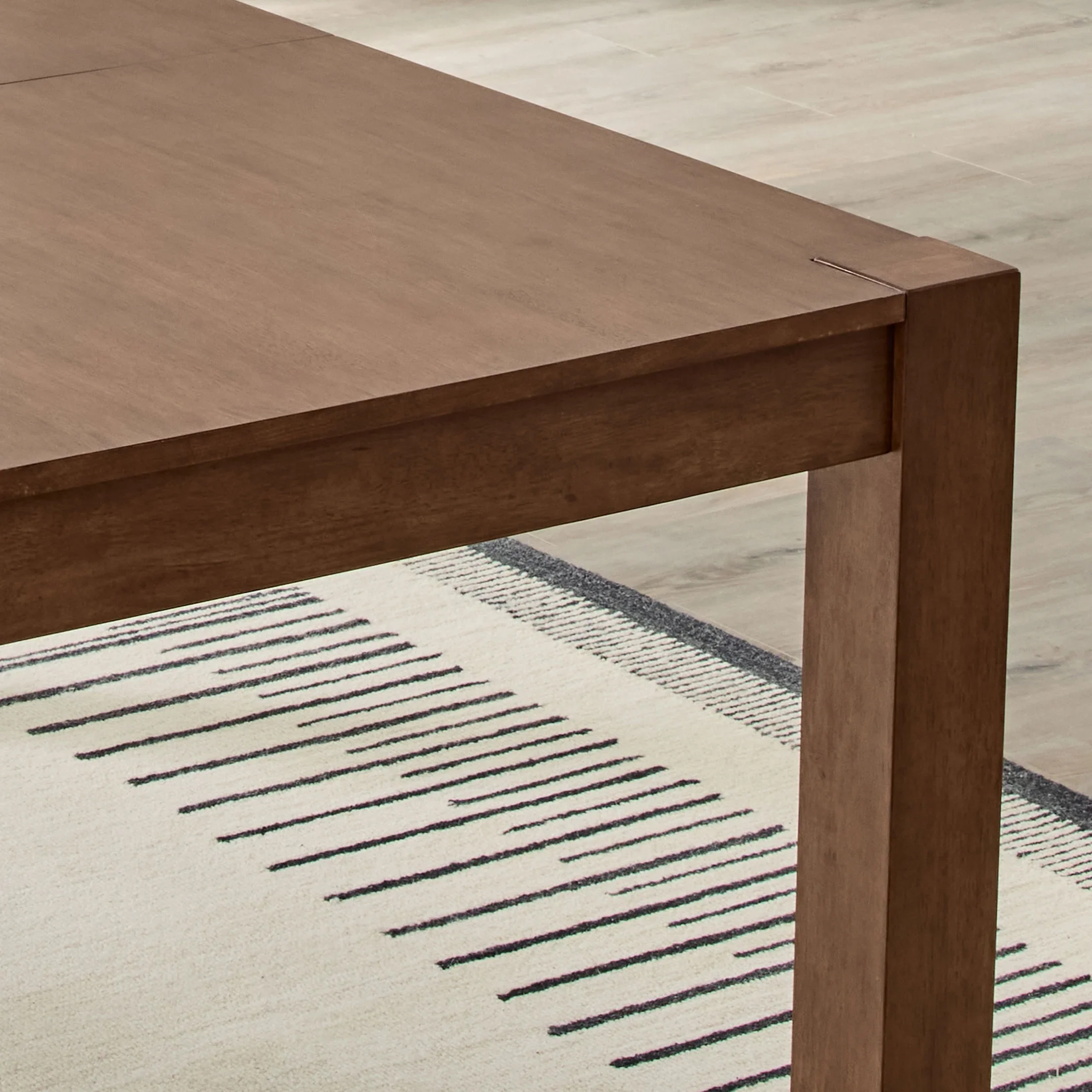 Better Homes & Gardens Bryant Solid Wood Extendable Dining Table, Light Honey Finish
