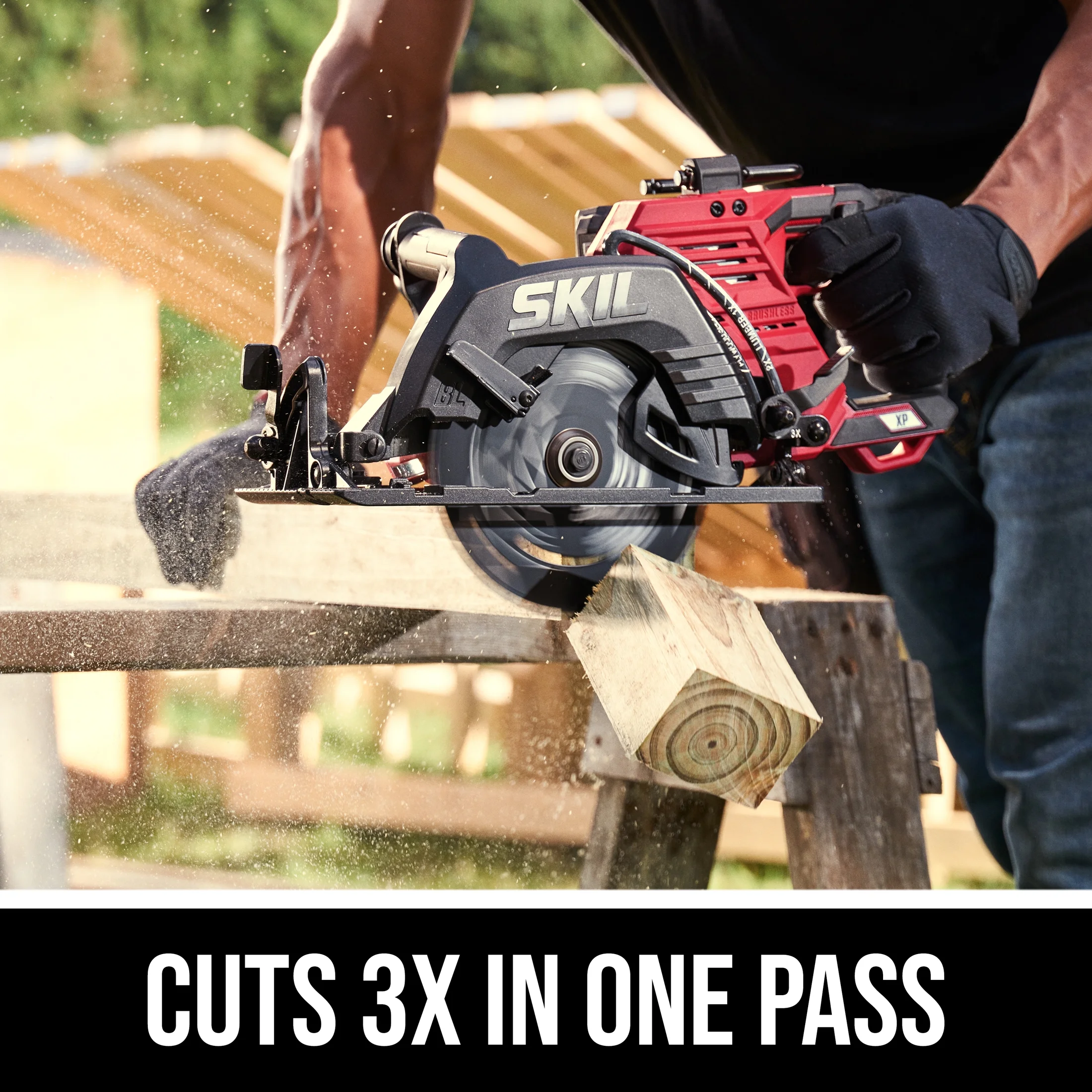 CR5429B-20 2x20V Brushless 7-1/4'' Rear Handle Circular Saw Kit - Image 6