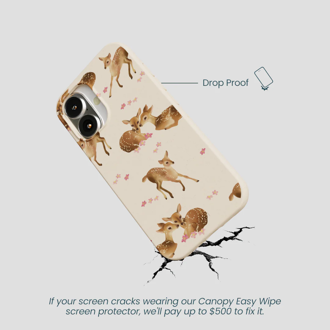 Seashell Whimsy Deer iPhone 16 Case