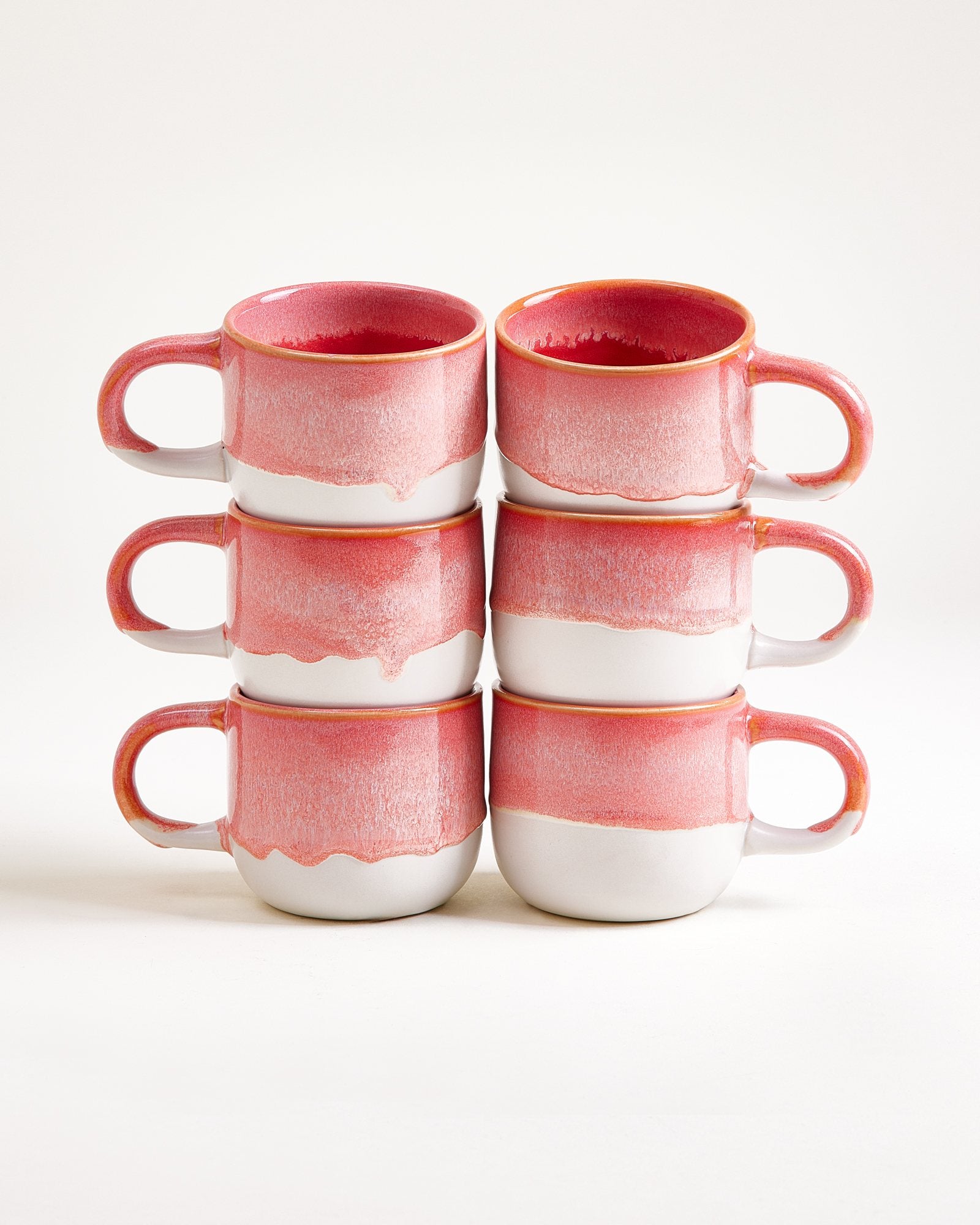 COIMBRA - SMALL MUG PINK SET OF 6