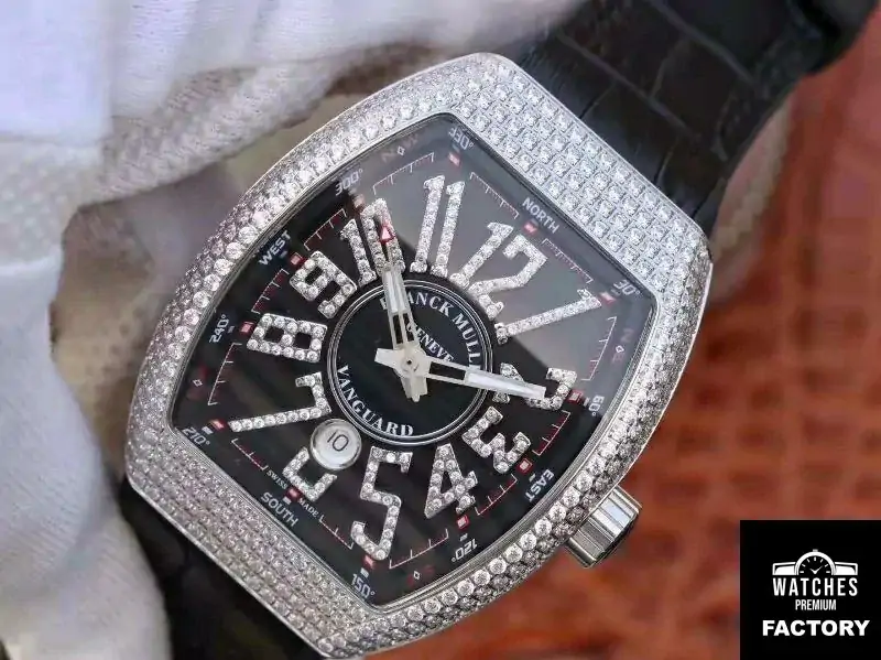 Franck Muller Vanguard V45.SC.DT.D.NBR.CD.5N.NR Black Dial