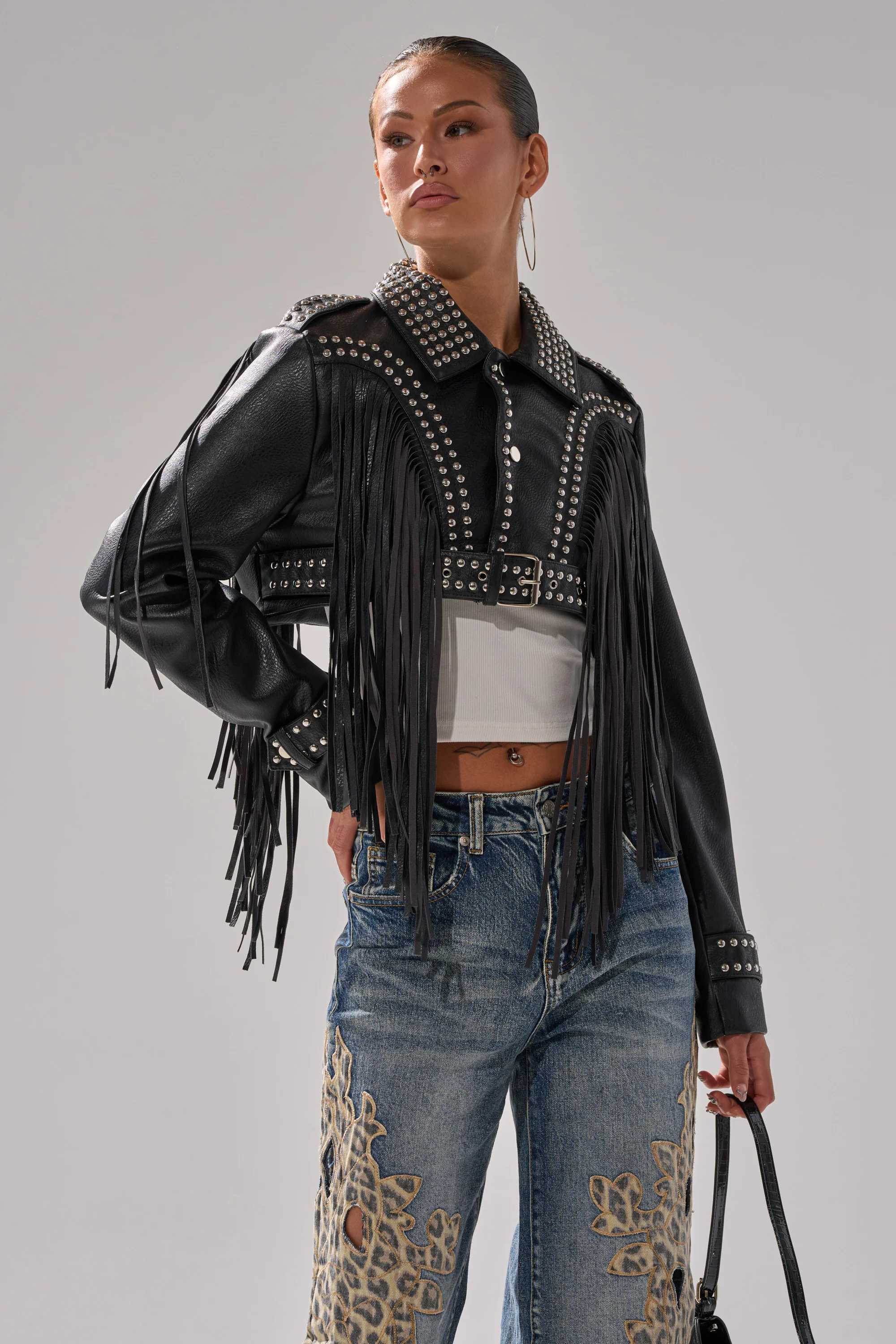 RUMI CROPPED MOTO - Akira Store