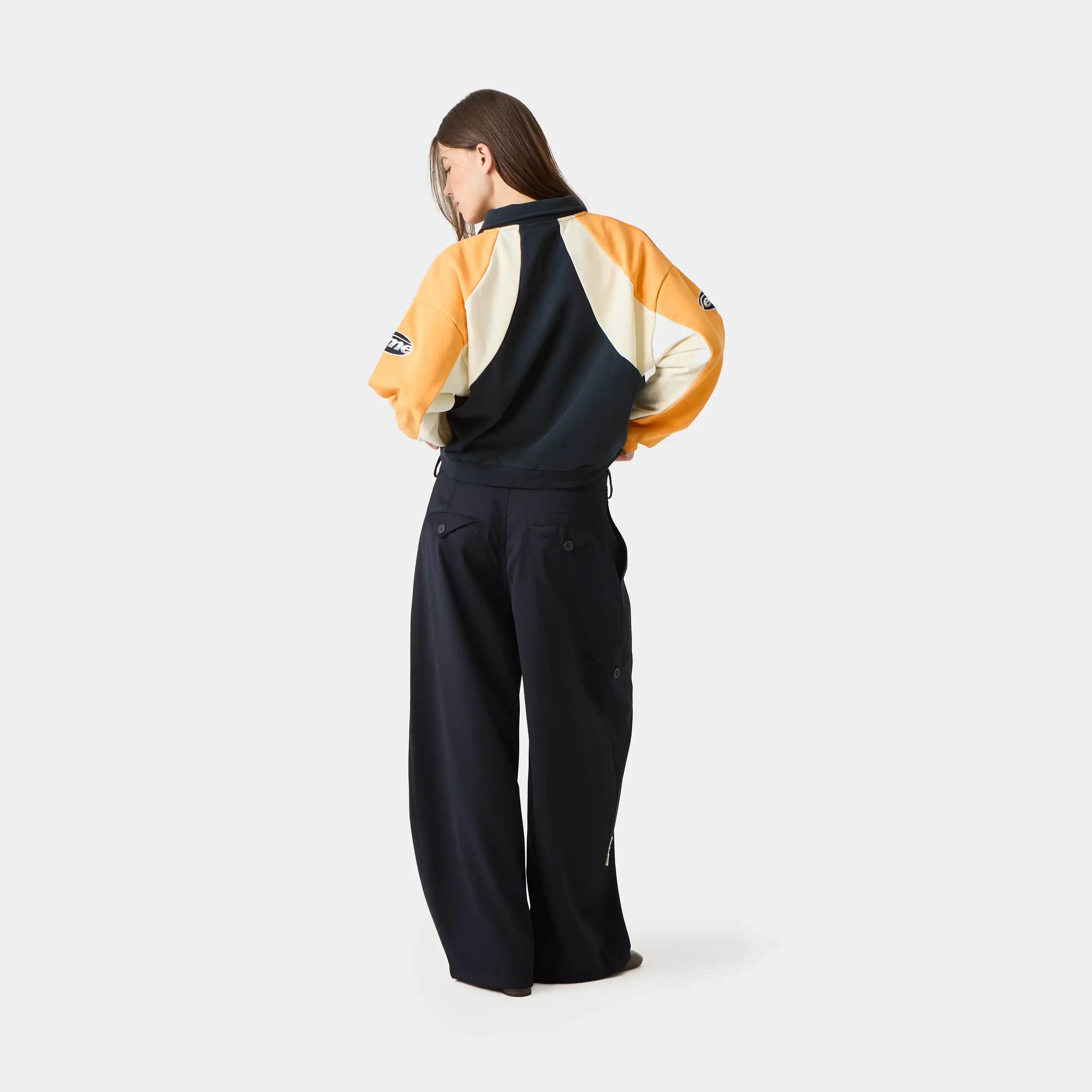 Tipton Tangerine Polo Crewneck