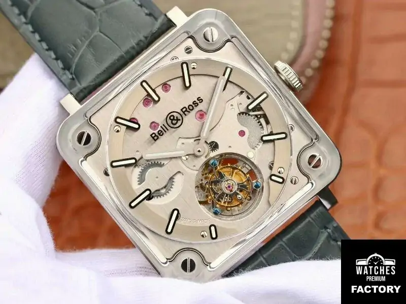 Bell Ross BR-X2 Tourbillon Stainless Steel Brushed Dial