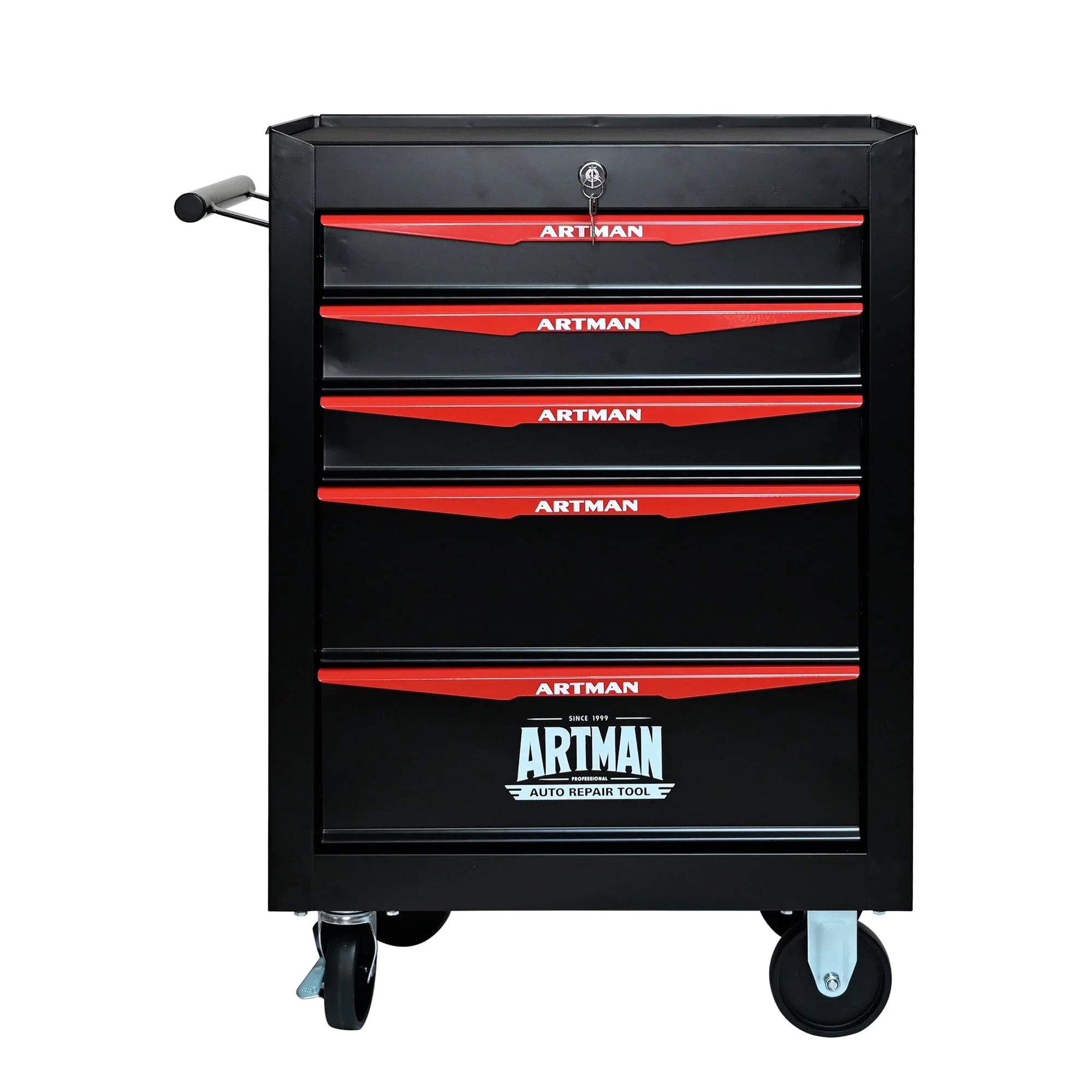 ARTMAN  20 5-Drawer Rolling Metal Tool Chest Cabinet,Steel Tool Storage Box Organizer for Garage Workshop Warehouse