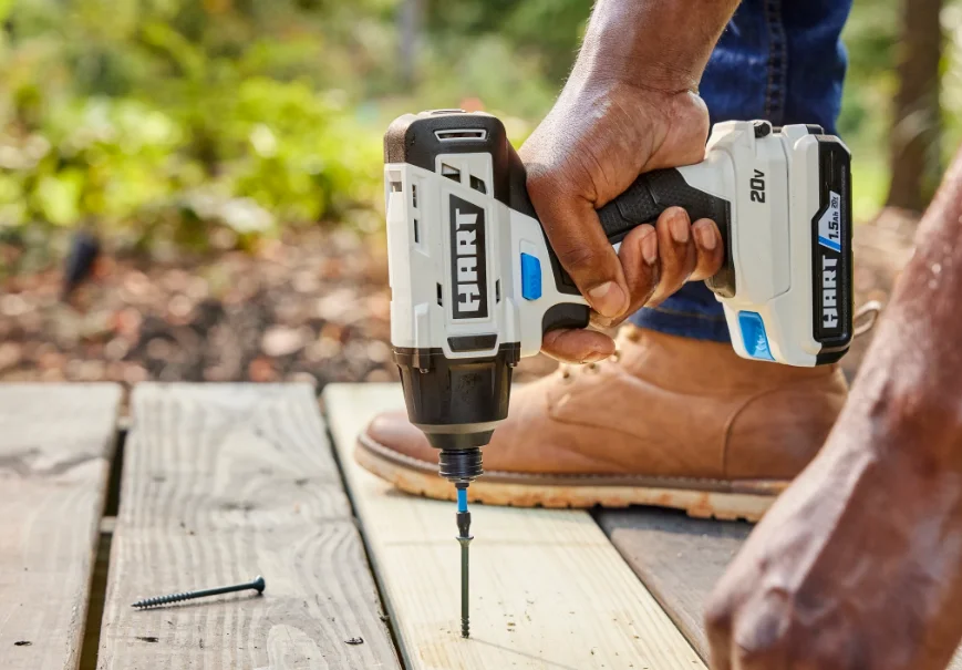 HART 20-Volt Cordless 1/4�� Hex Impact Driver 2-Pack 4AH Battery Kit Bundle