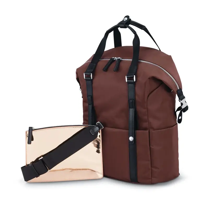 Chocolate Plum/Rose Gold Mirror & Sarah Jessica Parker: The Carried Away Convertible Laptop Backpacks | 8239-VOTLZ - SAMSONITE OUTLET