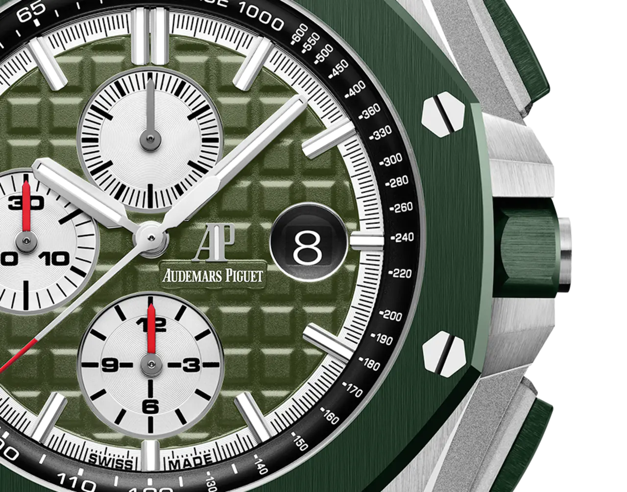 【Super Clone】Audemars Piguet OFFSHORE Khaki Green Camouflage Dial CHRONOGRAPH 44mm 26400SO.OO.A055CA.01