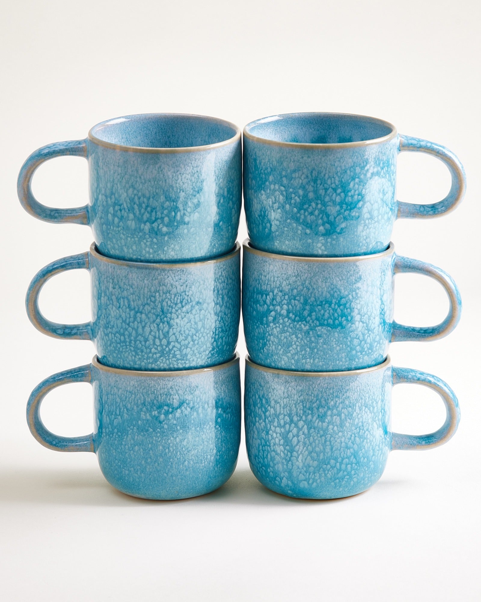 CORDOAMA - LARGE MUG AQUA SET OF 6