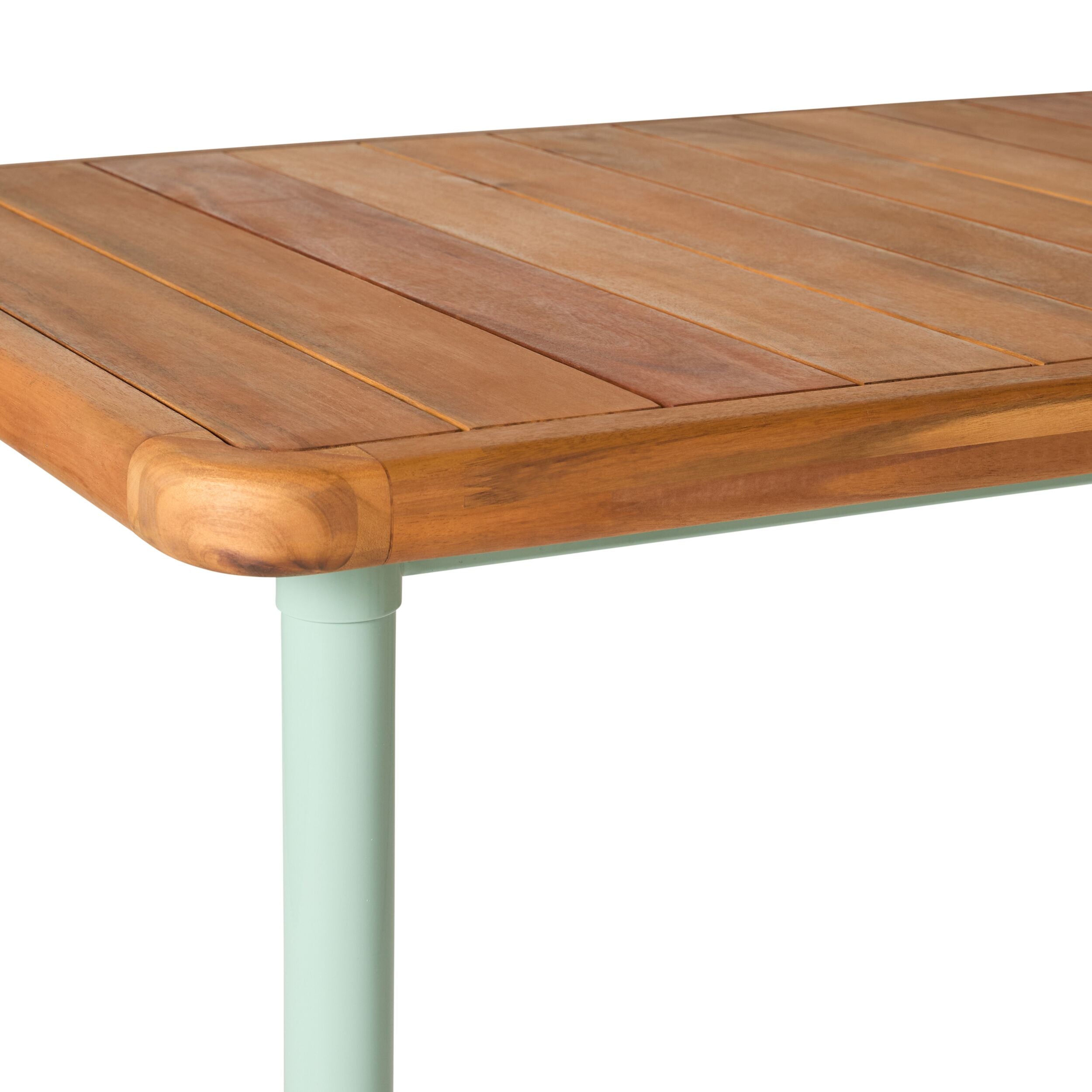Ellie Outdoor Dining Table 260cm Smoke Green