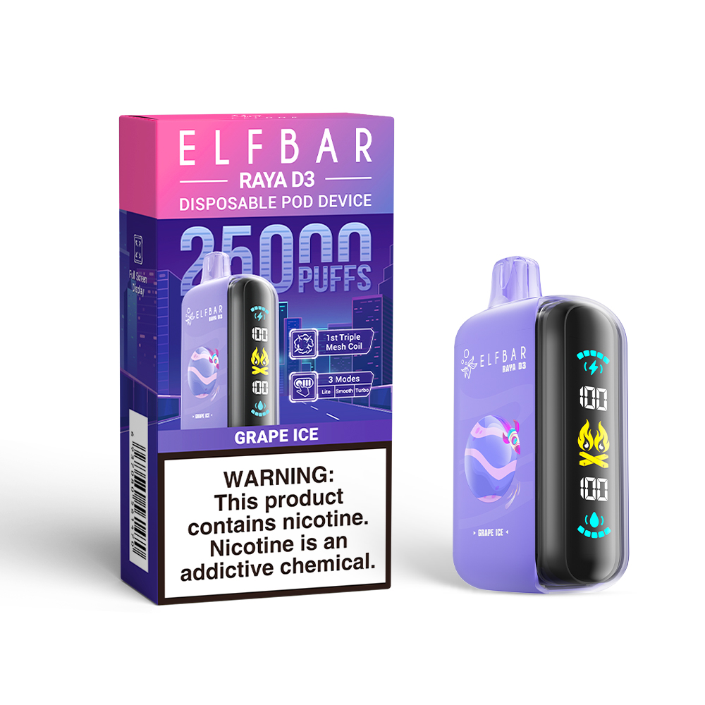 ELF BAR RAYA D3 25000 PUFFS