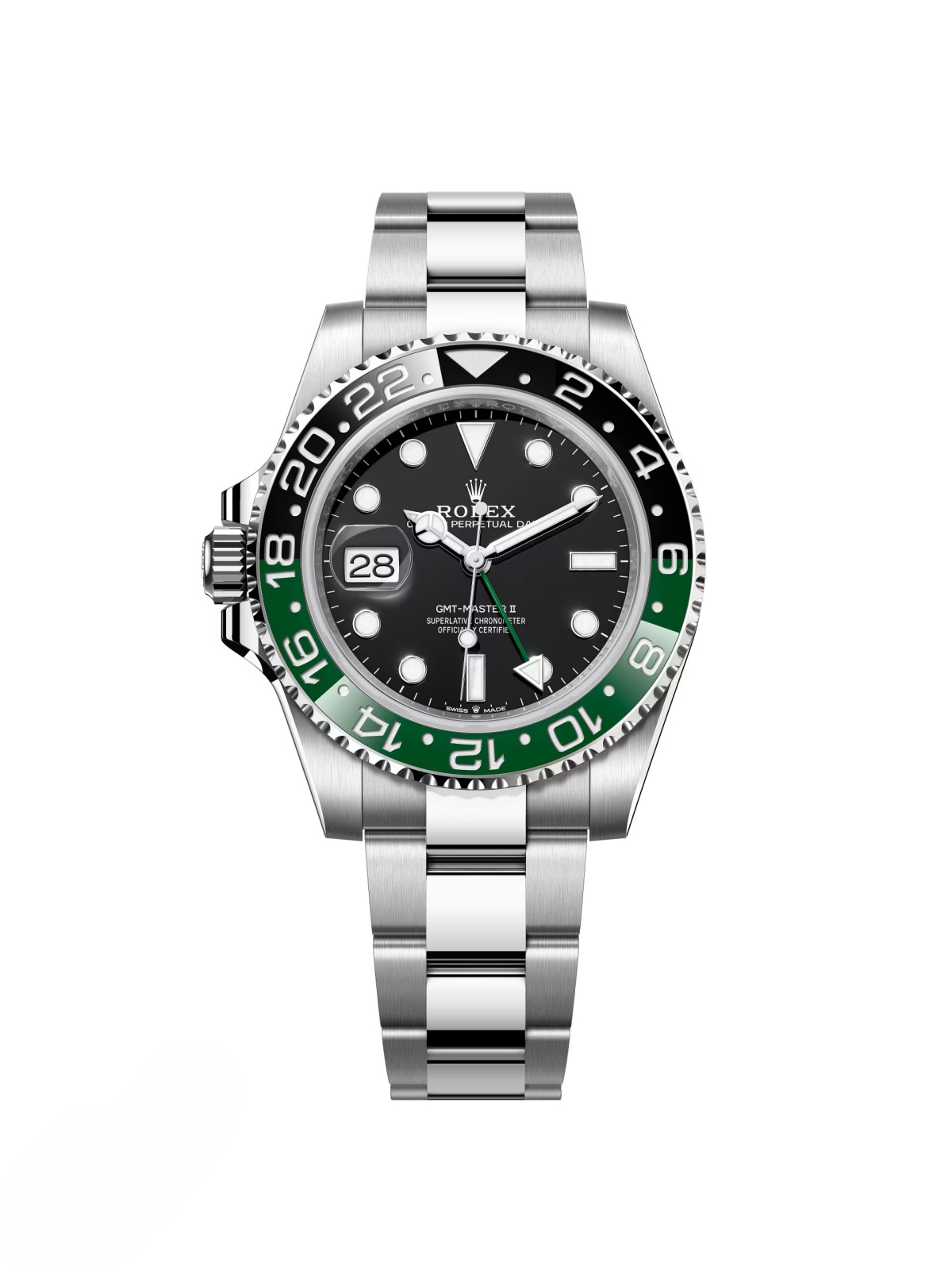 [Super Clone]RLX GMT-Master II With A Green And Black Bezel 