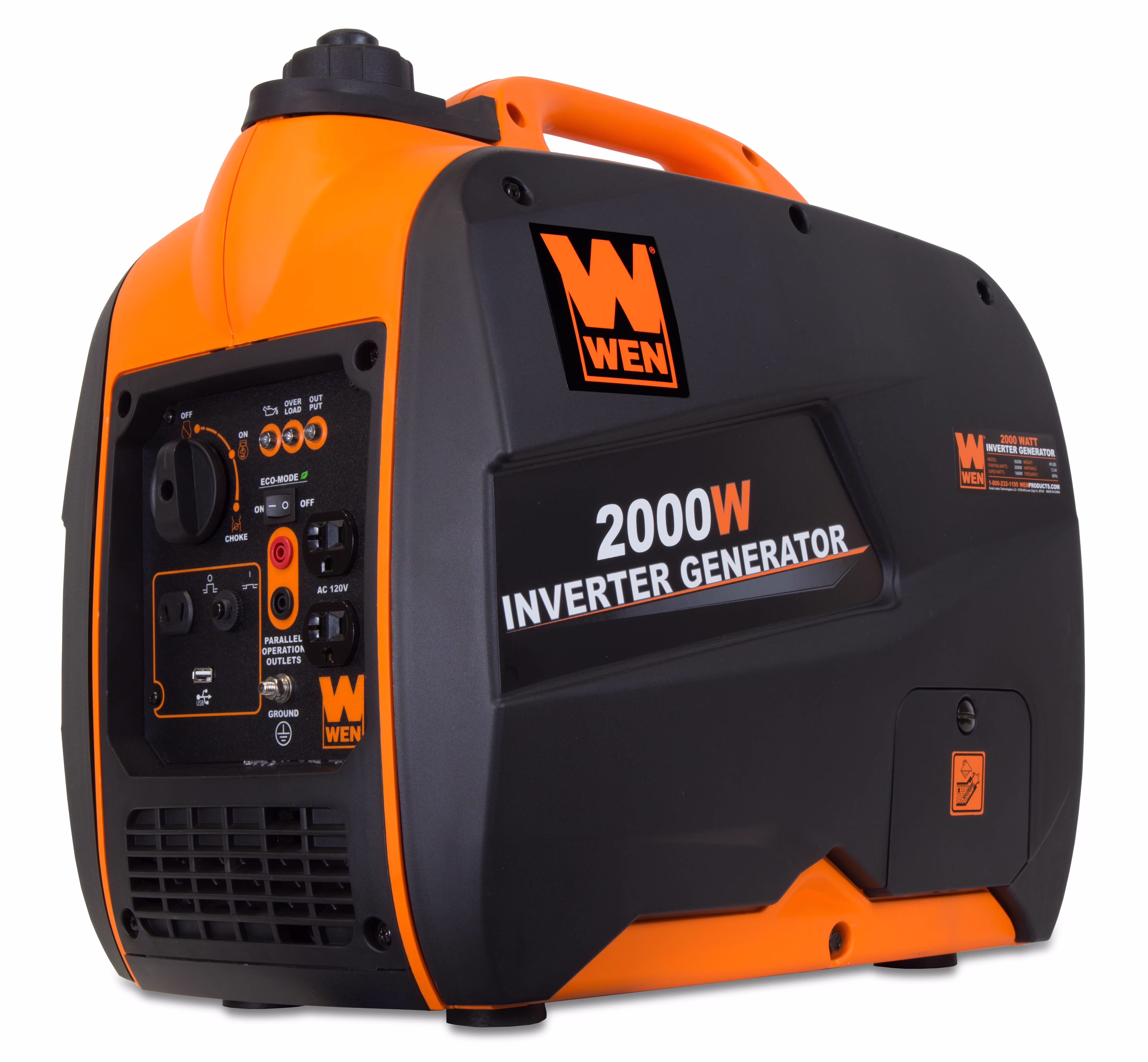 WEN Super Quiet 2000 - Watt Portable Inverter Generator, CARB Compliant