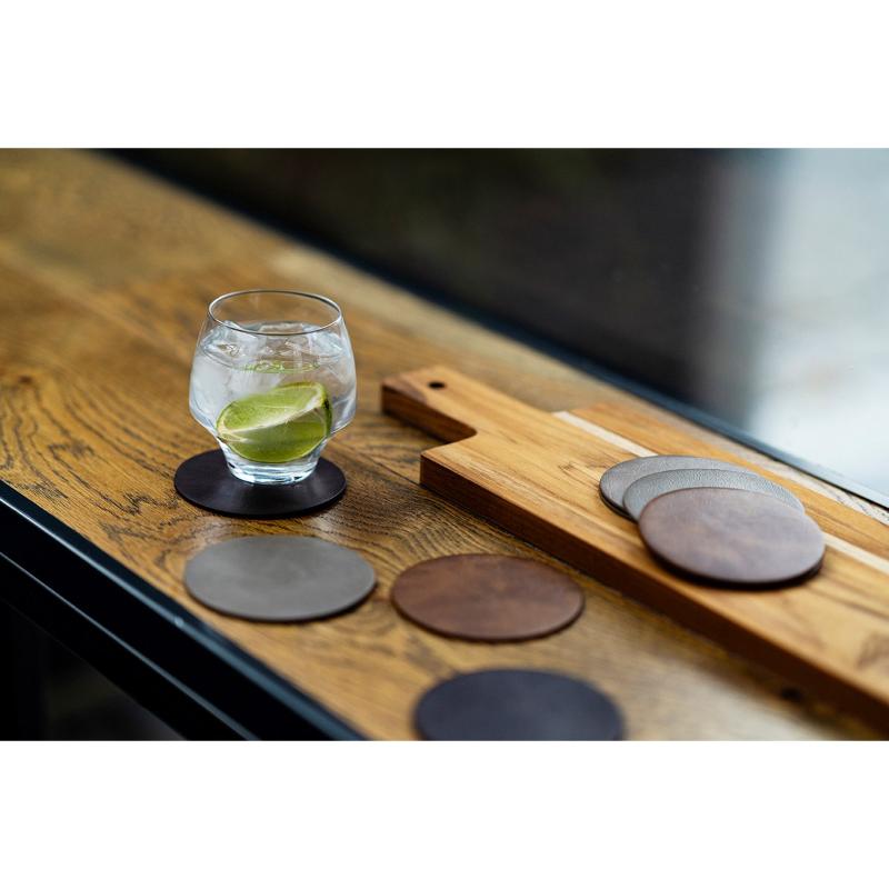 Tuscan glassbrikke 9,5 cm valnøtt