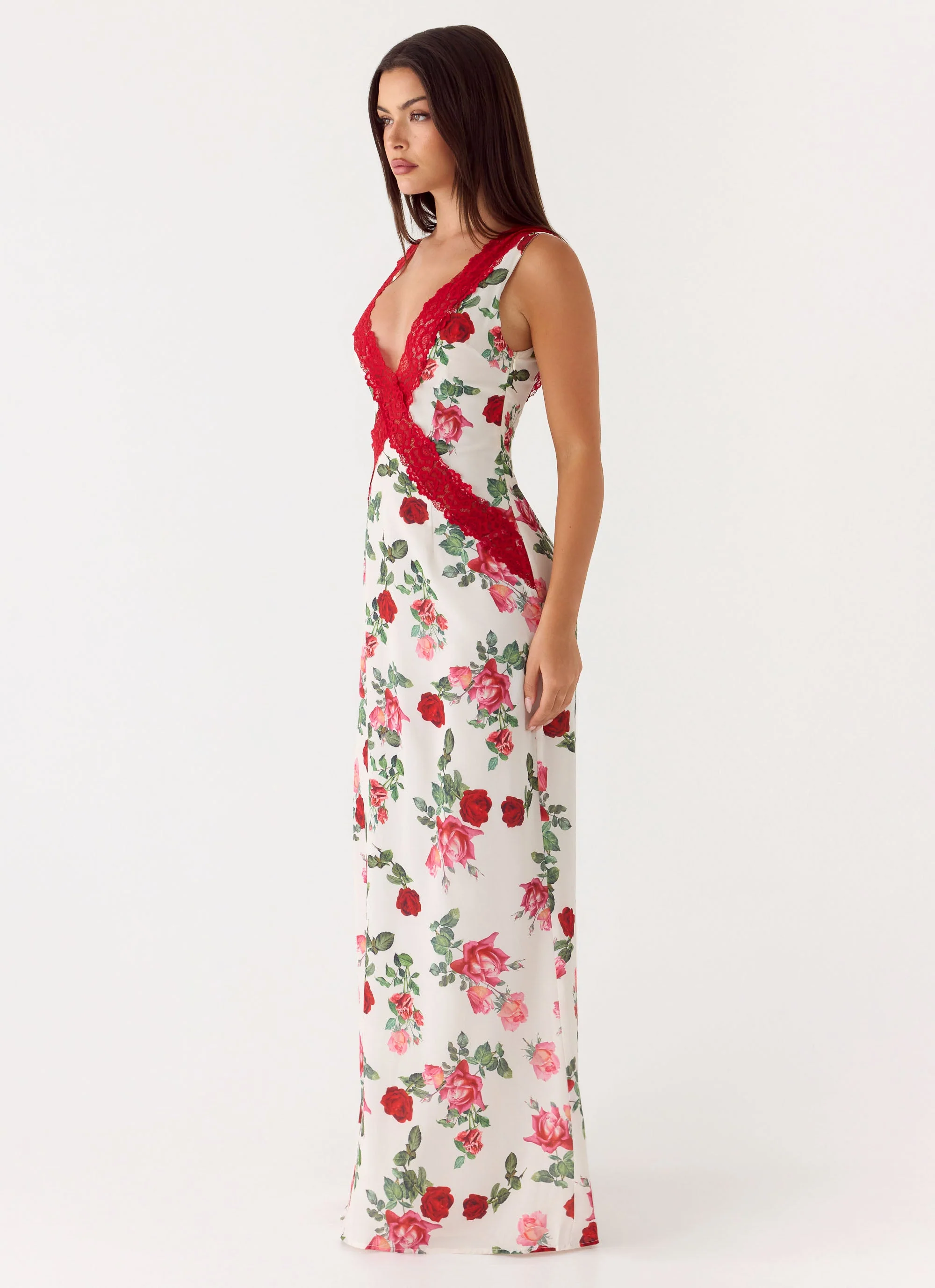 Aoifie Maxi Dress - Ivory Bloom