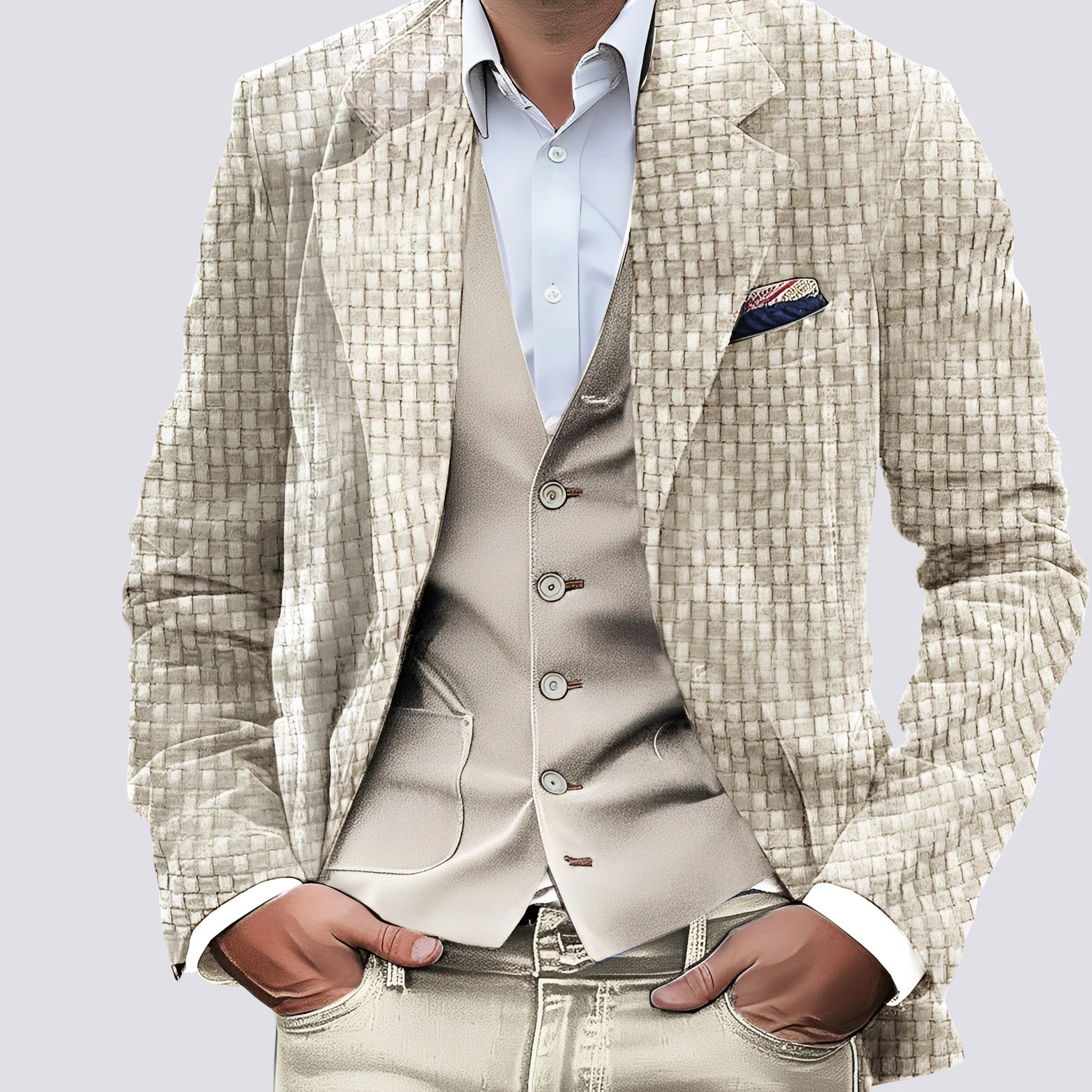 Tristan – Veste de costume pour hommes – pour occasions festives