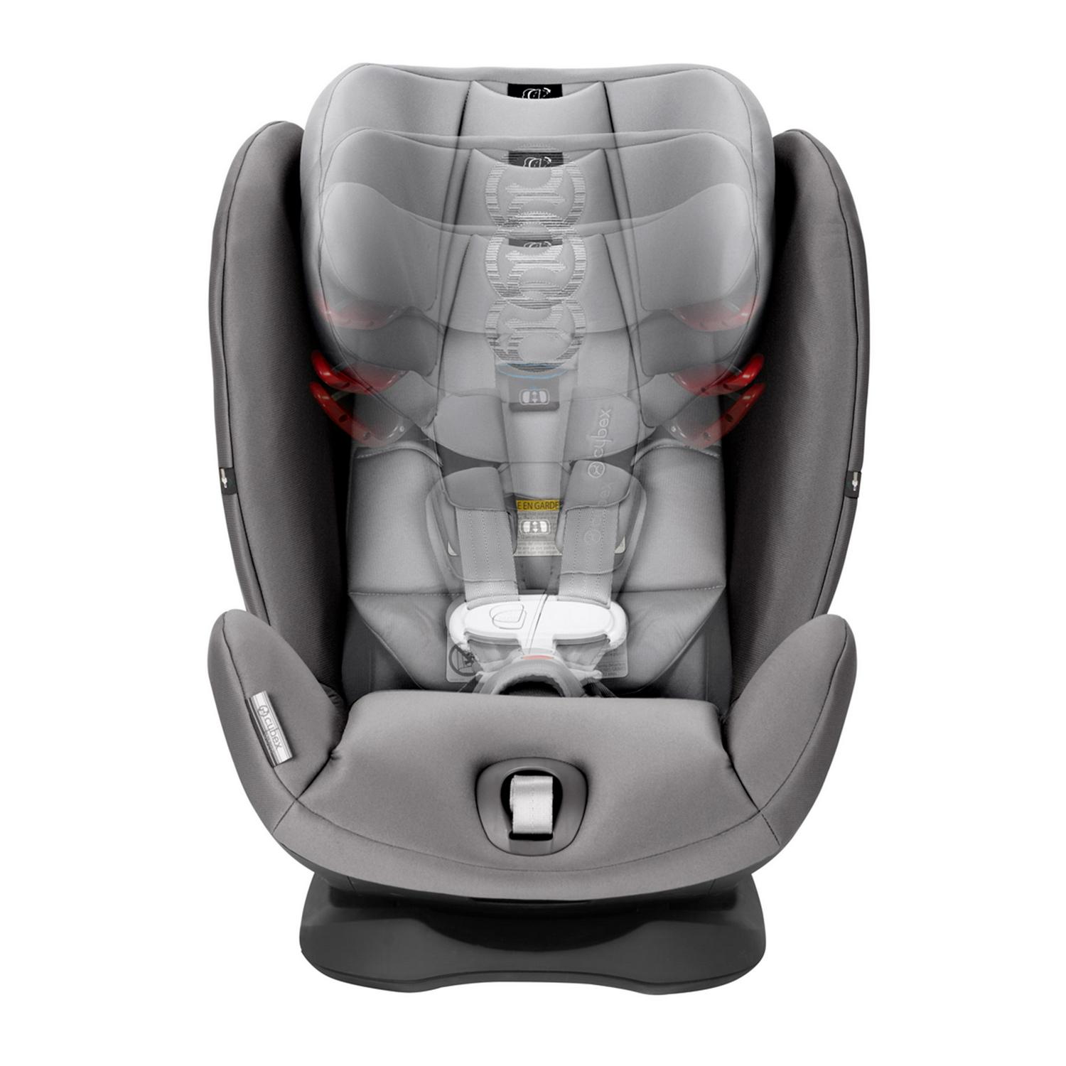 Eternis S. All-in-One Convertible Car Seat. 12-Position Height-Adjustable Reclining Headrest. Side Impact Protection. Manhattan Grey. 120 lb (Non- Sensorsafe) - Image 7
