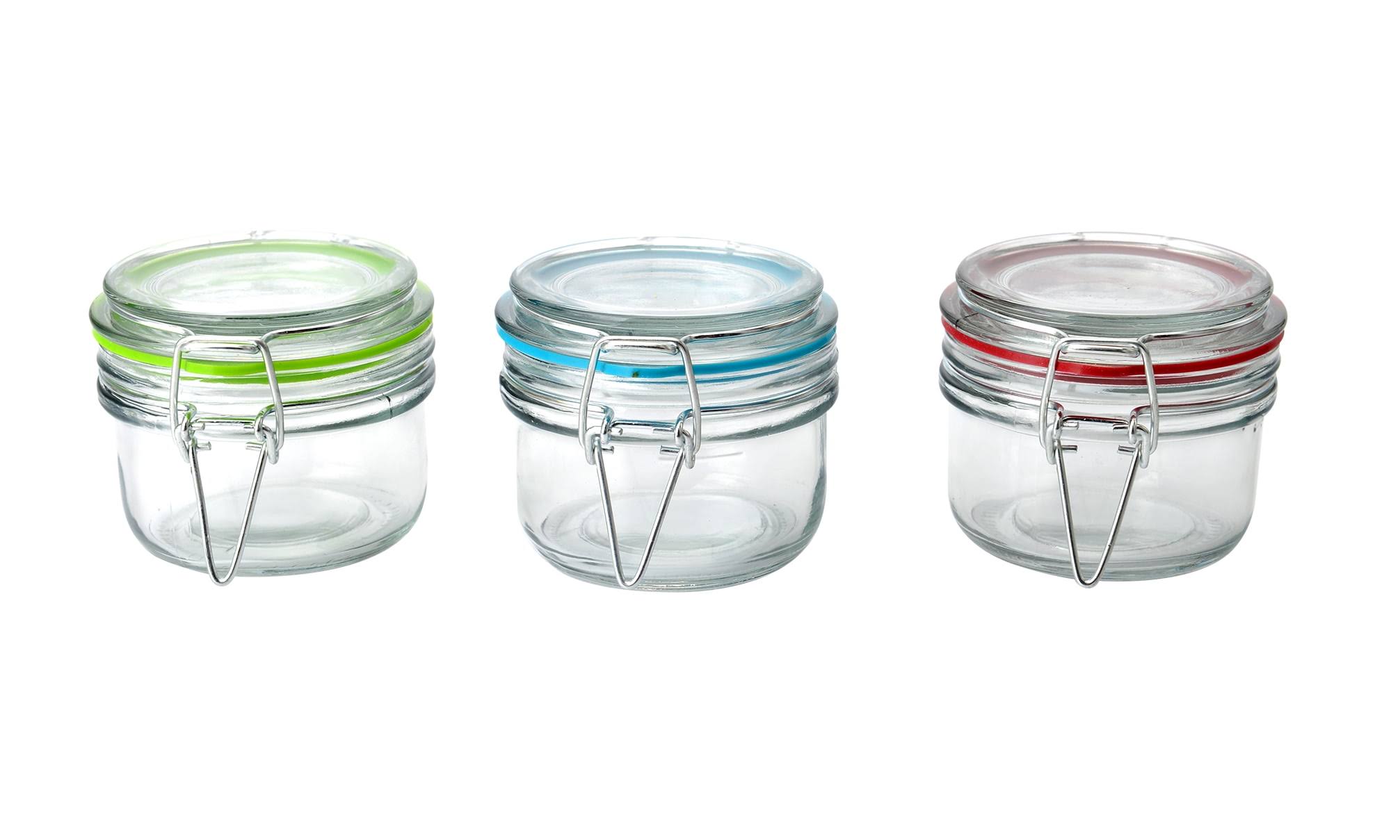 Mainstays Small 5-Ounce Glass Lock Lid Jar