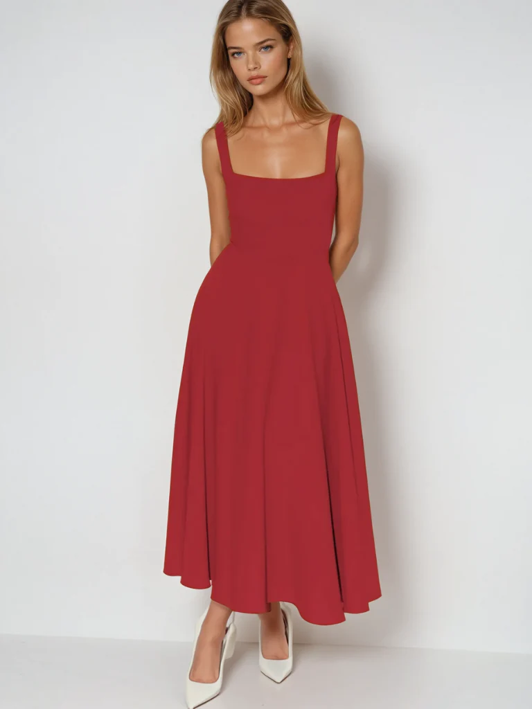 Robe Midi Classique pour Femme