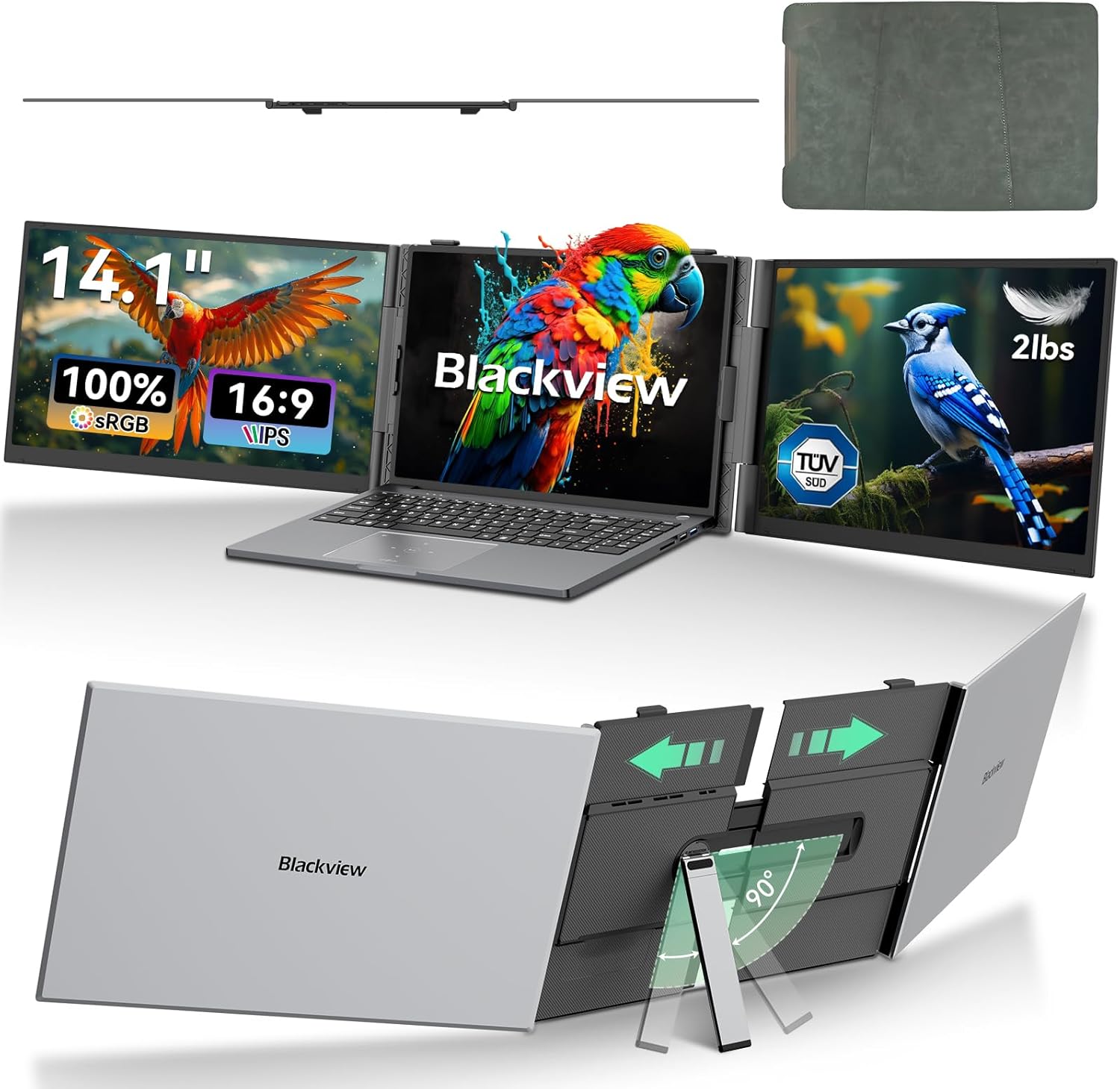 Blackview DCM6 Triple Laptop Screen Extender 14