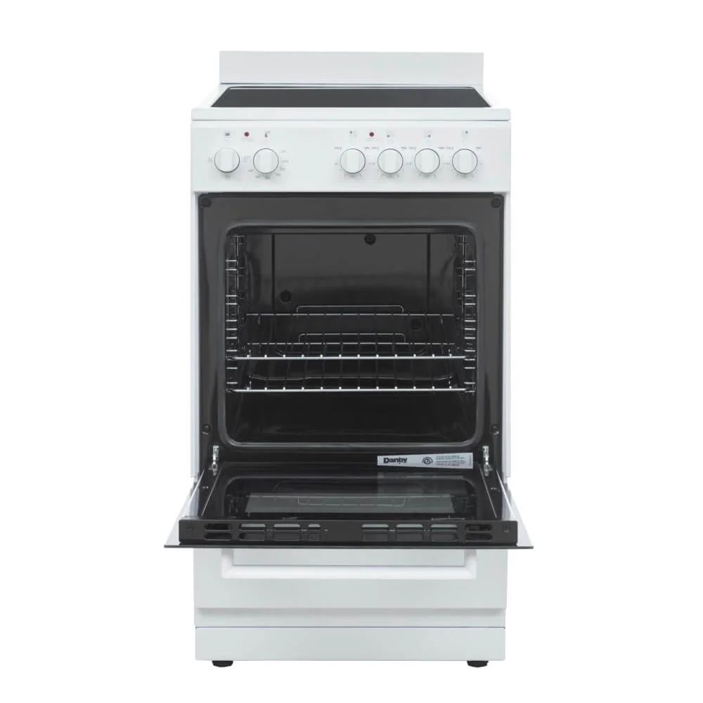 DER20V1W 2.05 Cu. Ft. White Freestanding Electric Range - Image 4