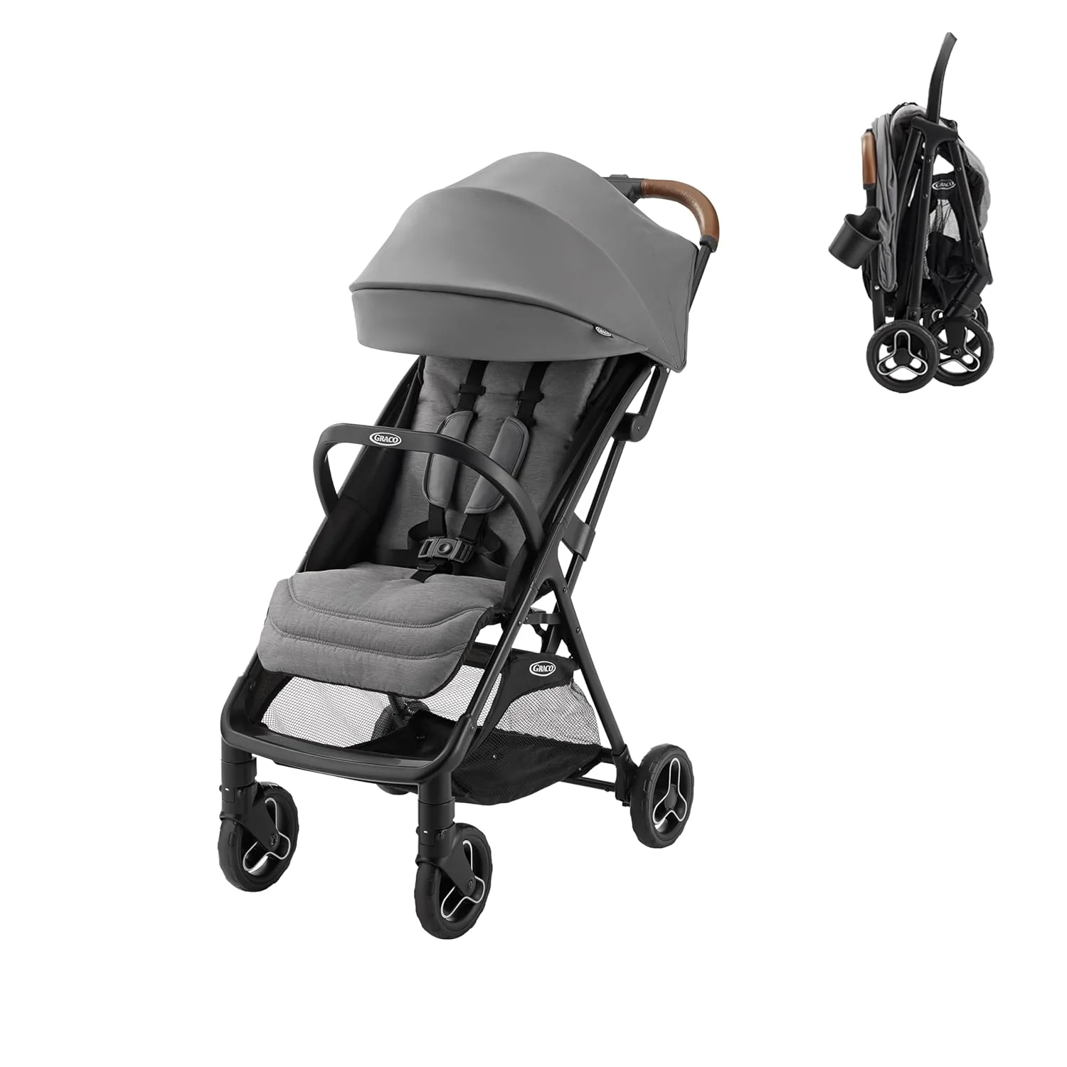 Système de voyage Graco Modes Pramette 3 en 1 : siège auto modulaire, poussette et porte-bébé combinés