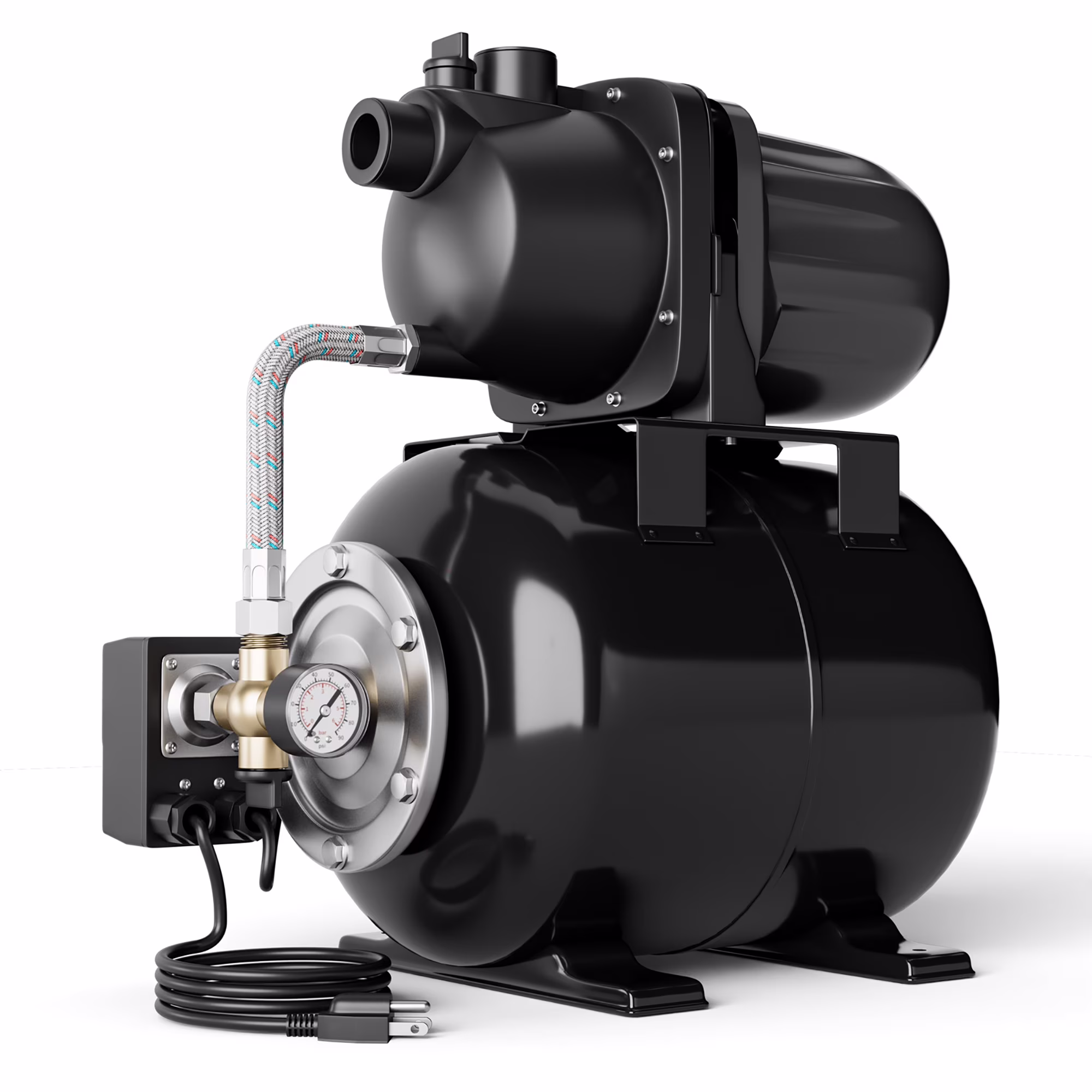1.6 HP Shallow Well Pump 1000 GPH 164 FT Stainless Steel Garden Jet Pump