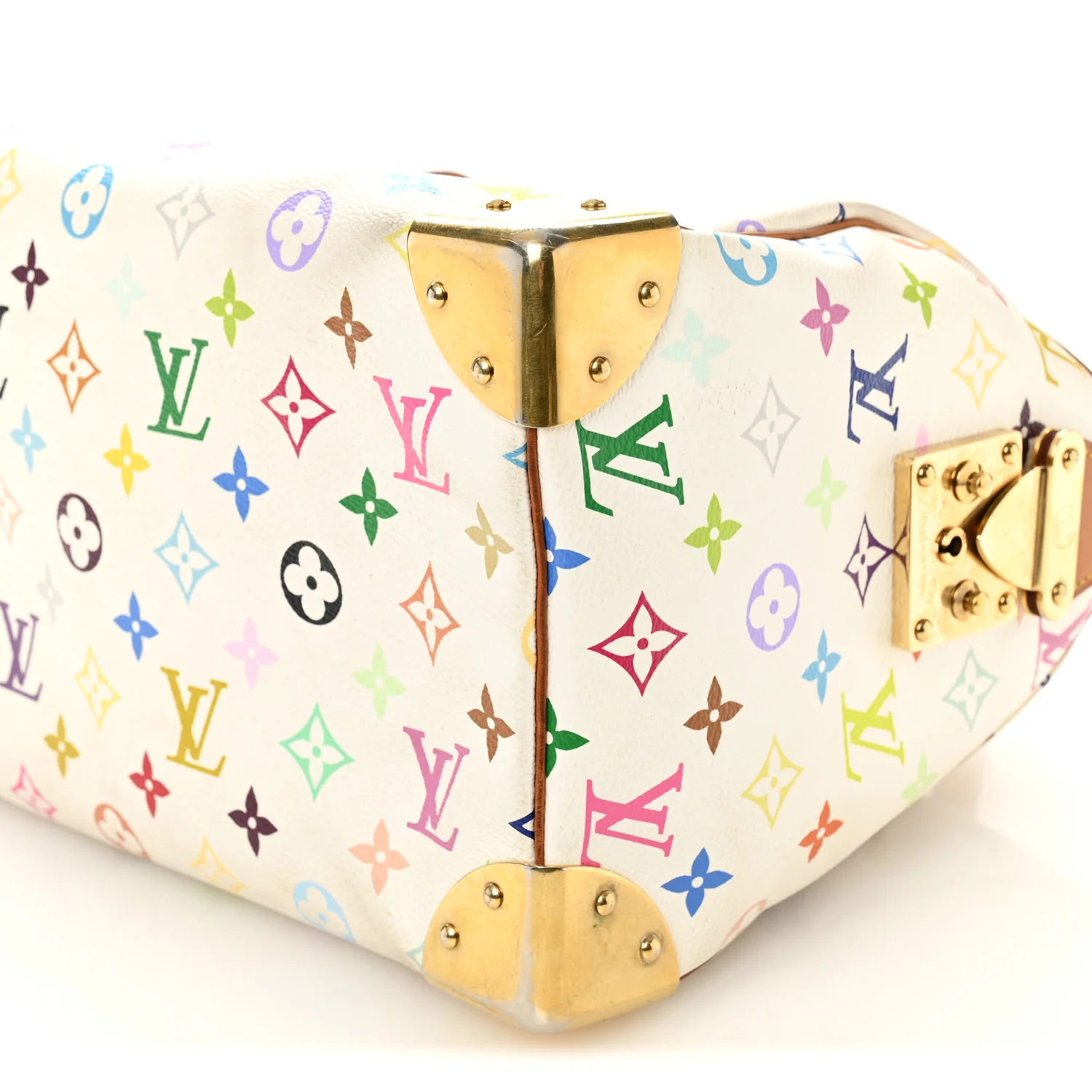 Monogram Multicolor Speedy 30 White