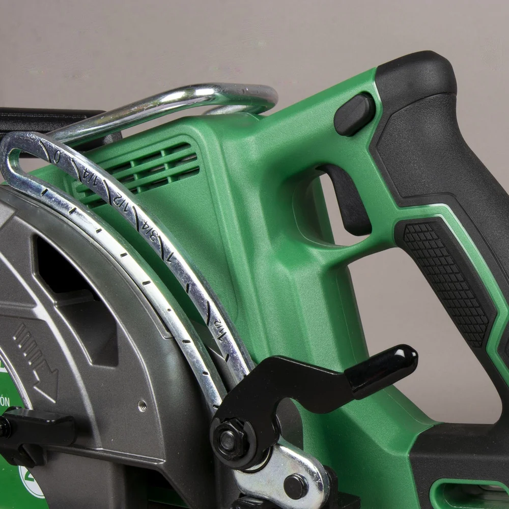 Metabo HPT 36V Multivolt 7 - 1/4 in Rear Handle Circular Saw, Lightweight Design, up to 500 2x4 Cuts per Charge, 53 Adjustable Bevel Capacity, Lifetime Tool Body Warranty, C3607DWA