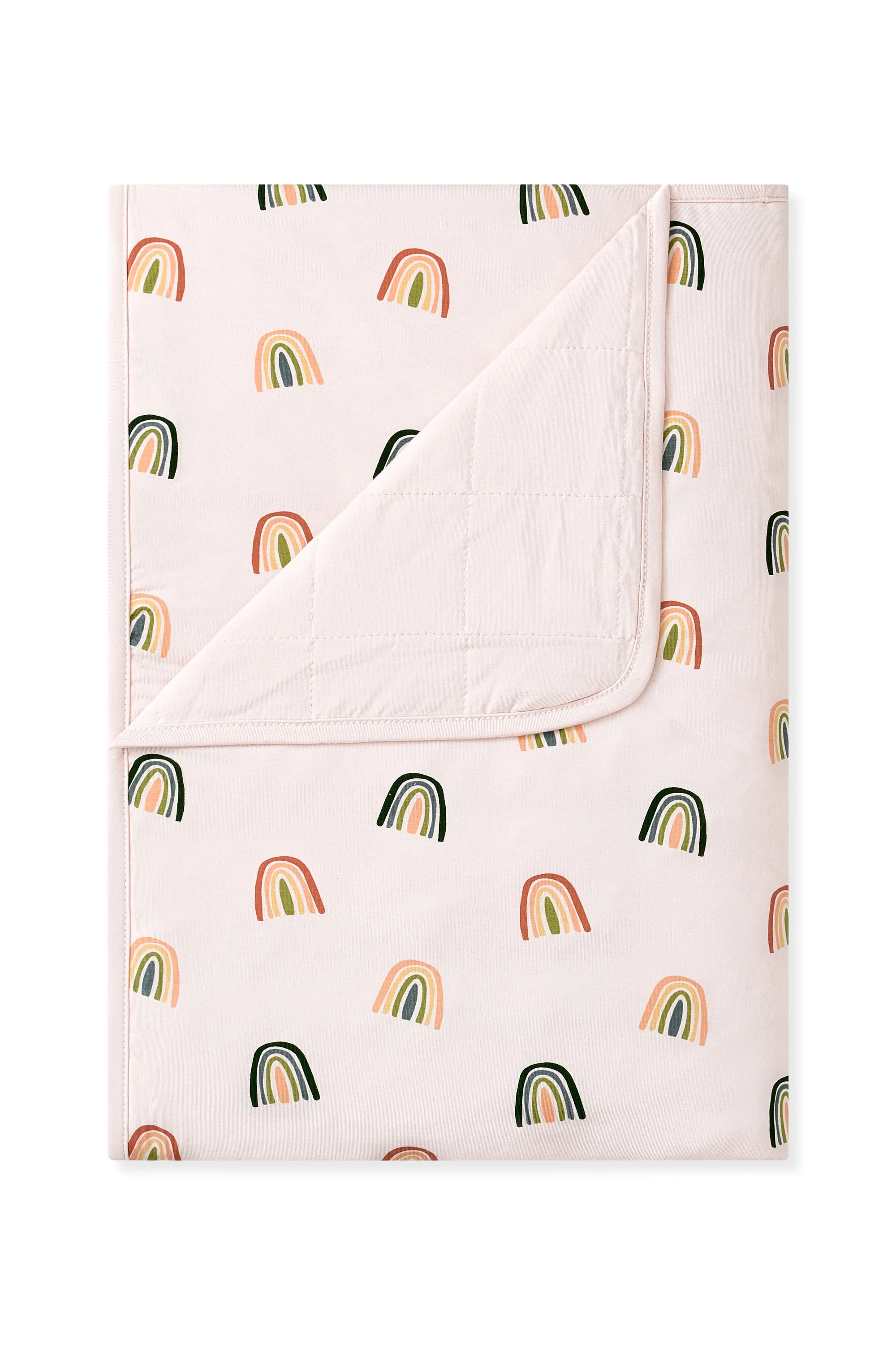 Toddler Blanket in Retro Rainbow 1.0