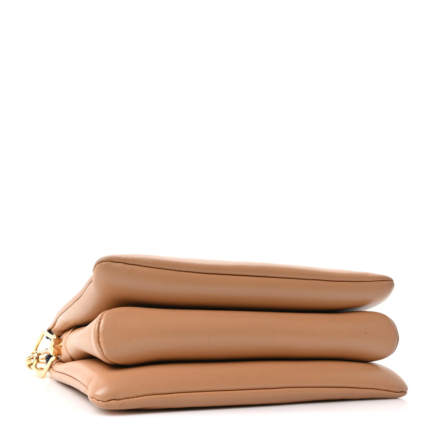 Lambskin Embossed Monogram Coussin PM Camel