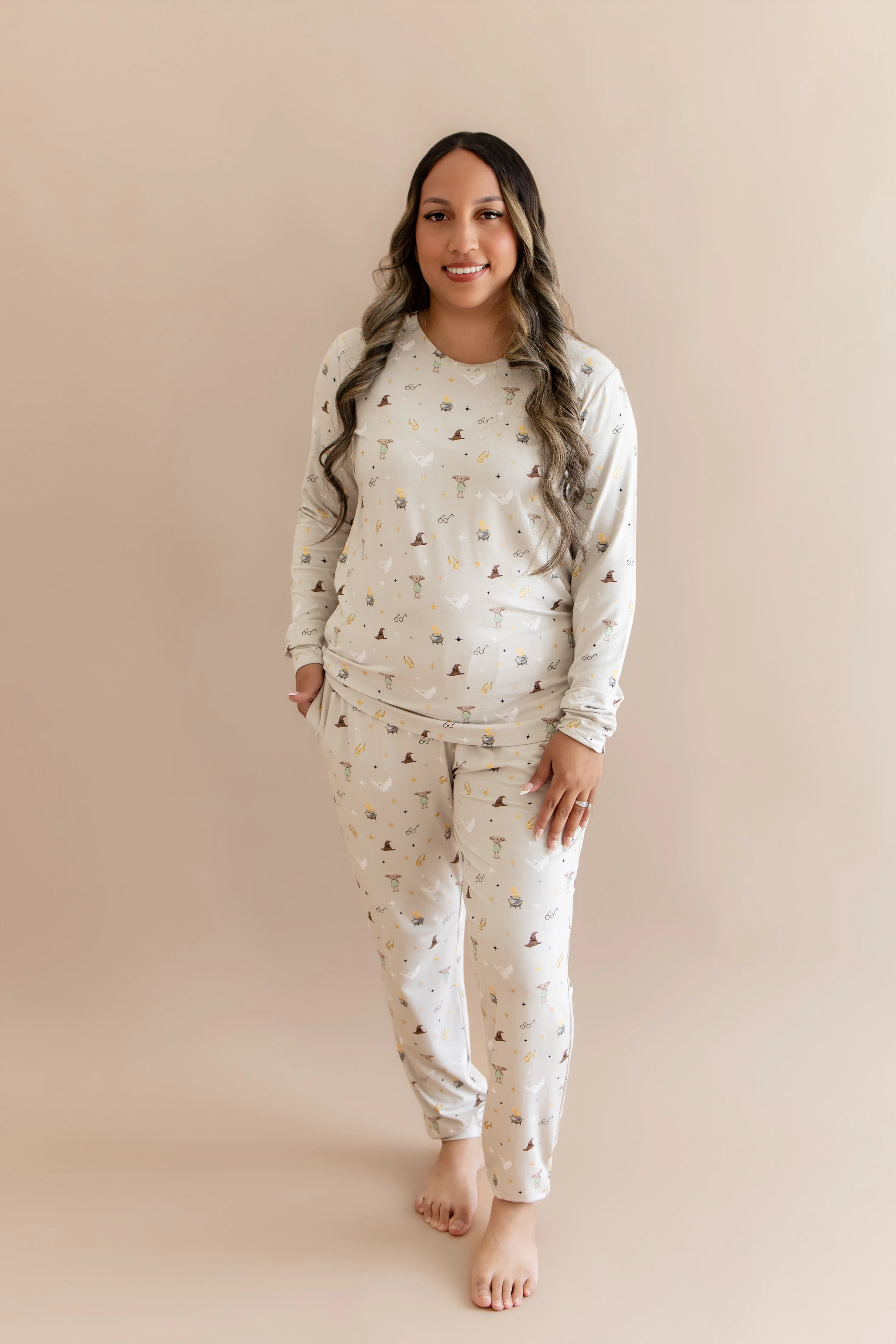 Women's Jogger Pajama Set in Starry Icon