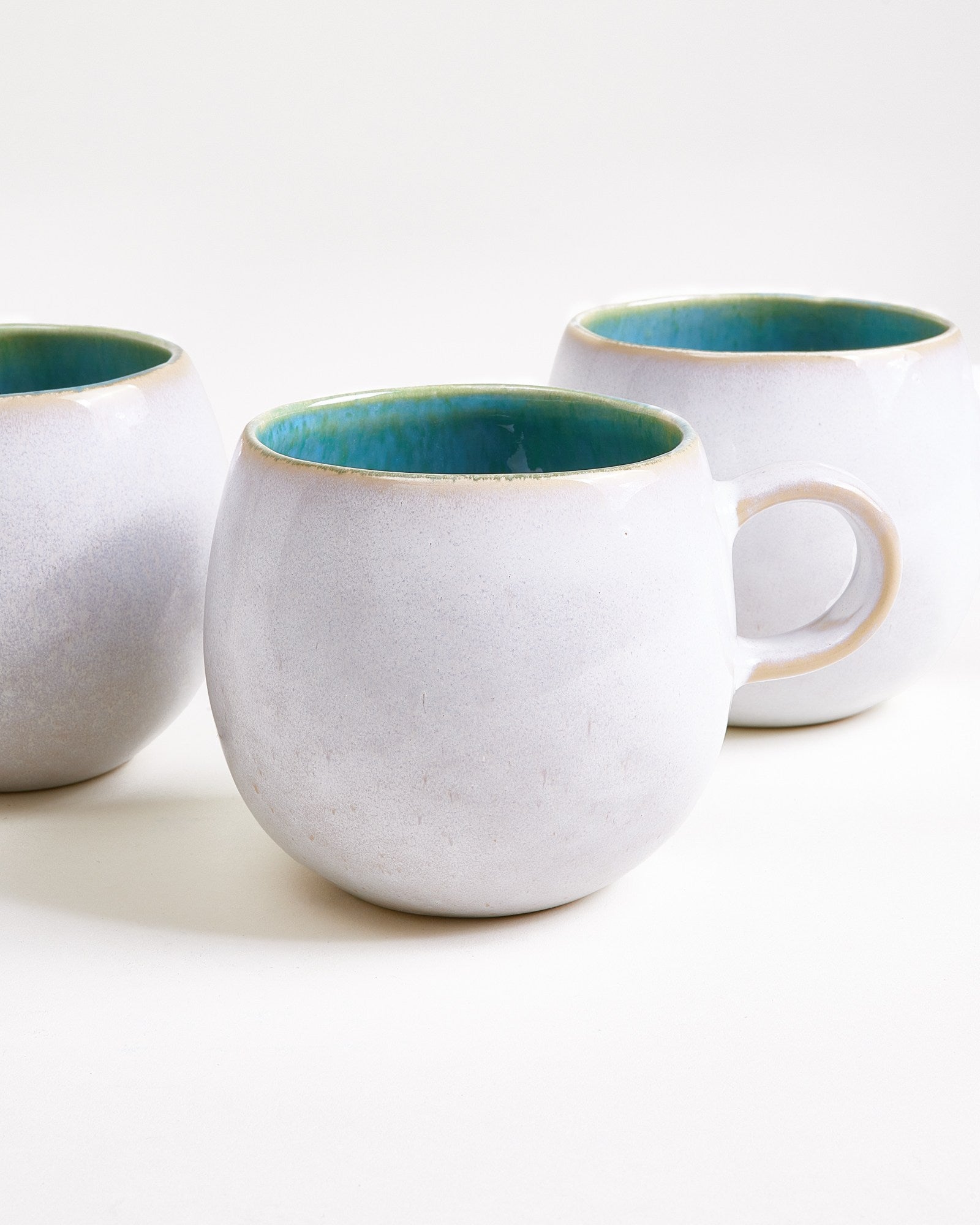AREIA - LARGE MUG AQUA SET OF 6