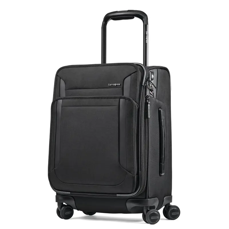 Black Armage II Carry-On Spinner Softside Luggage | 5604-GWKFM - SAMSONITE OUTLET