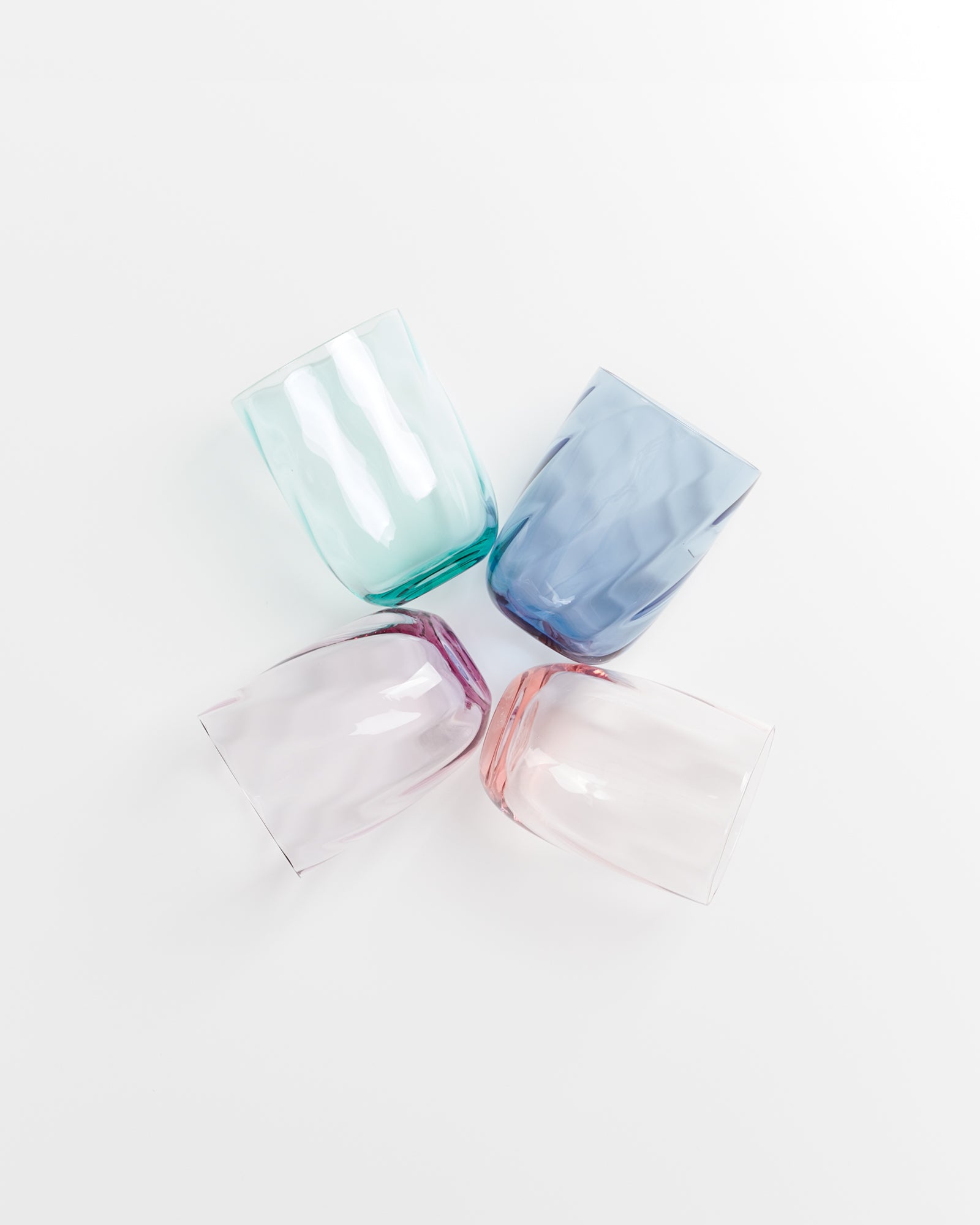 CALMA - LARGE GLASS SWIRL MIX SET OF 4